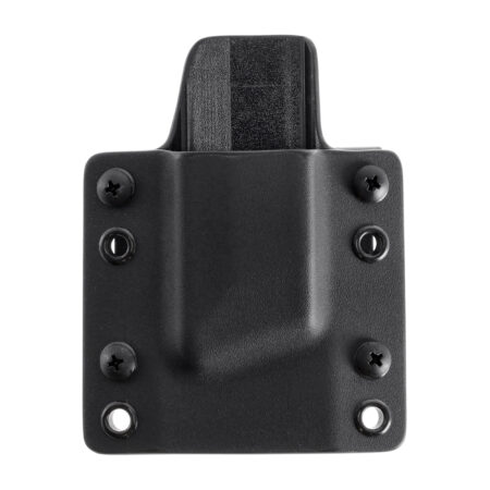 Ładownica RH Holsters OWB do Glock 43 z szyną, pełny sweatguard, pas 40 mm, prawa, czarna