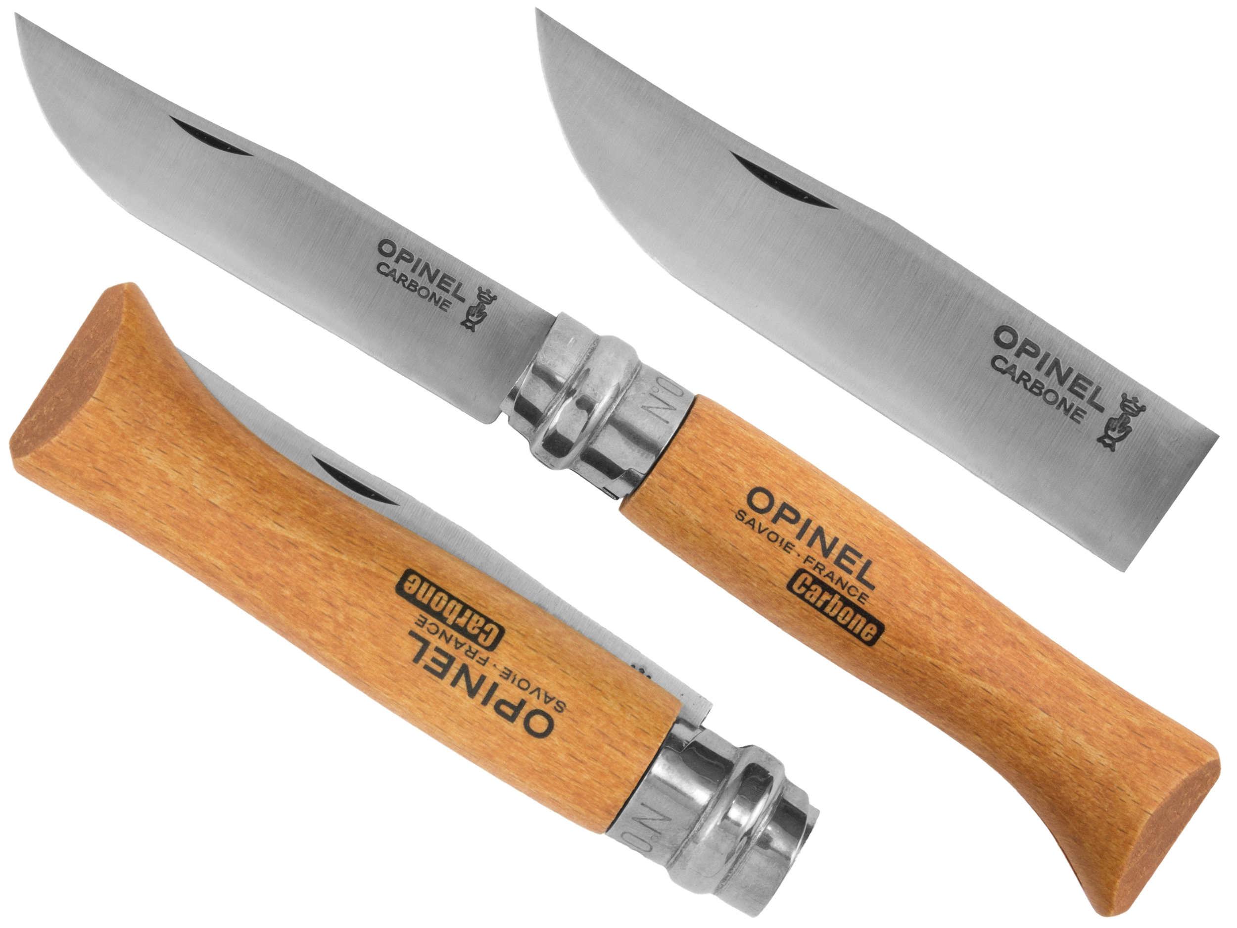 Nóż składany Opinel 8 carbon buk - obrazek 6