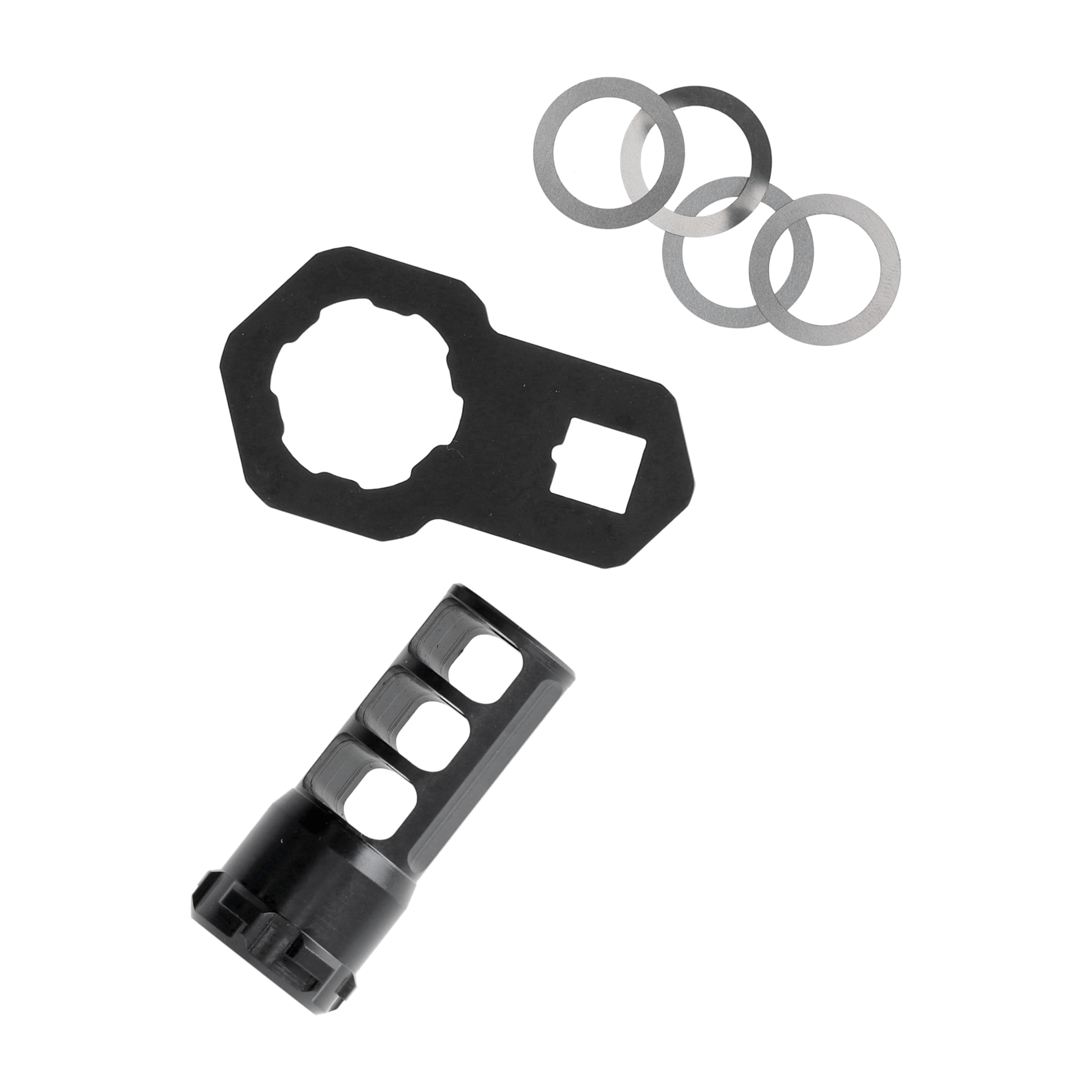 Hamulec wylotowy Acheron HexaLug L 7,62 mm M18 x 1 - obrazek 5