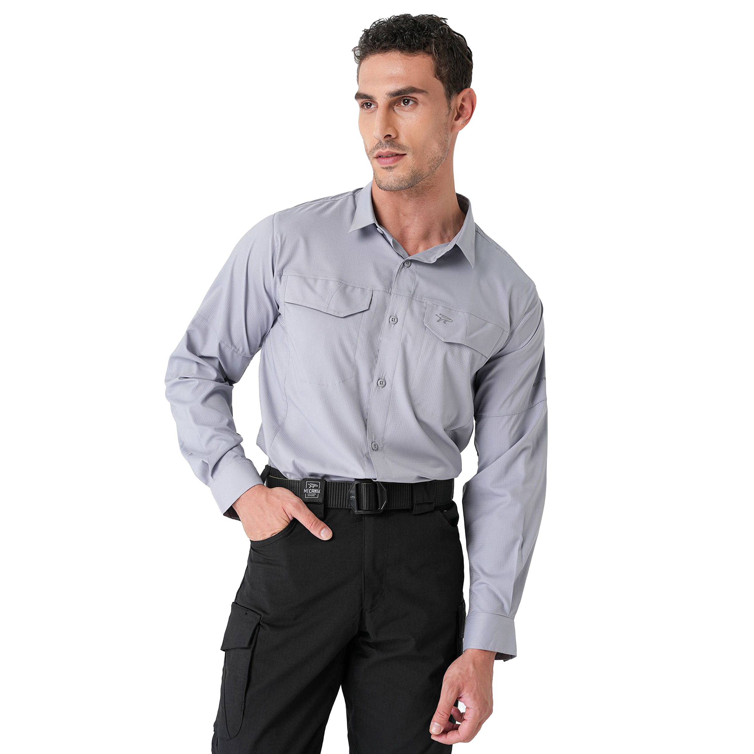 Koszula męska Canik Prime Mete jasnoszary 2XL - obrazek 4