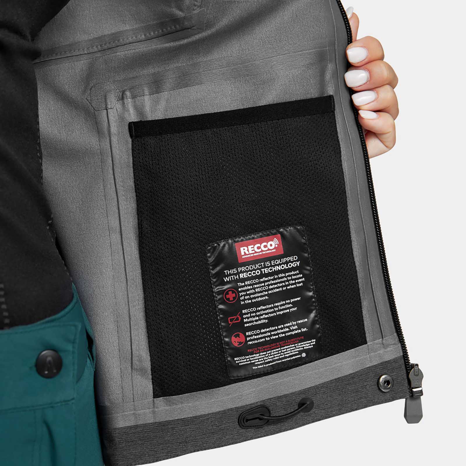 Kurtka damska Alpinus 3 warstwowa Gingera czarna M - obrazek 5