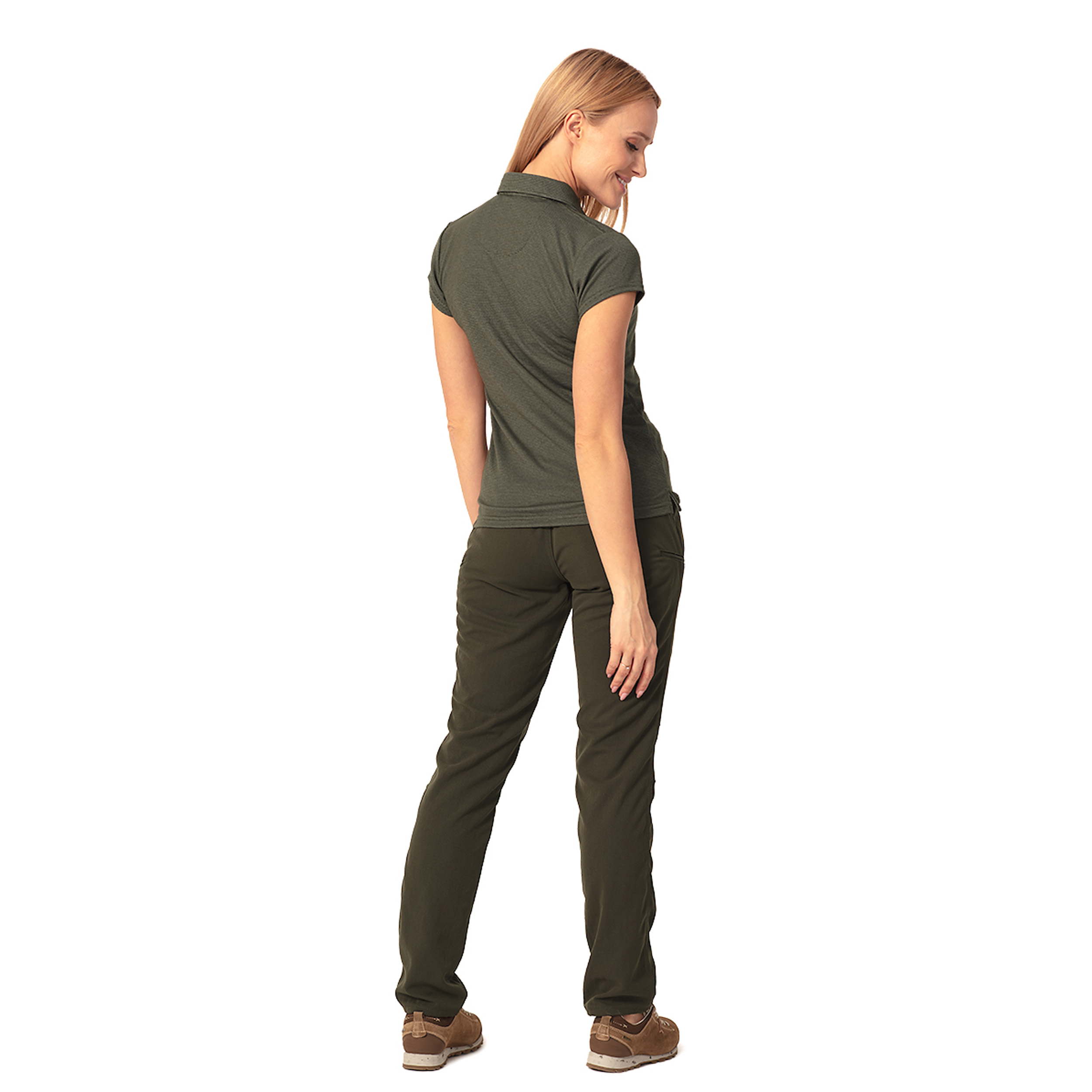 Koszulka damska Tagart Hals 2 ciemnooliwkowa S - obrazek 2