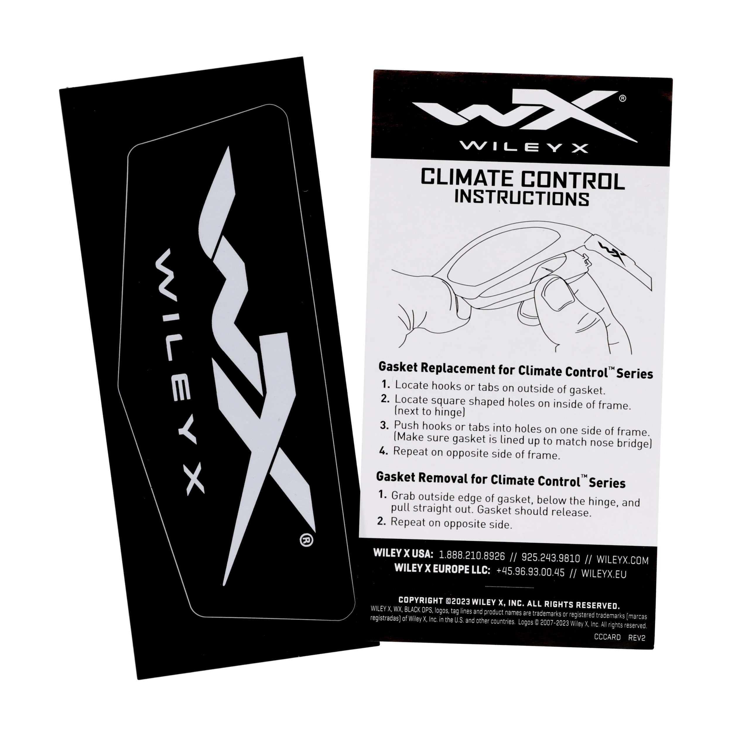 Okulary taktyczne Wiley X Boss CCBOS06 grey silver flash, czarne oprawki - obrazek 8