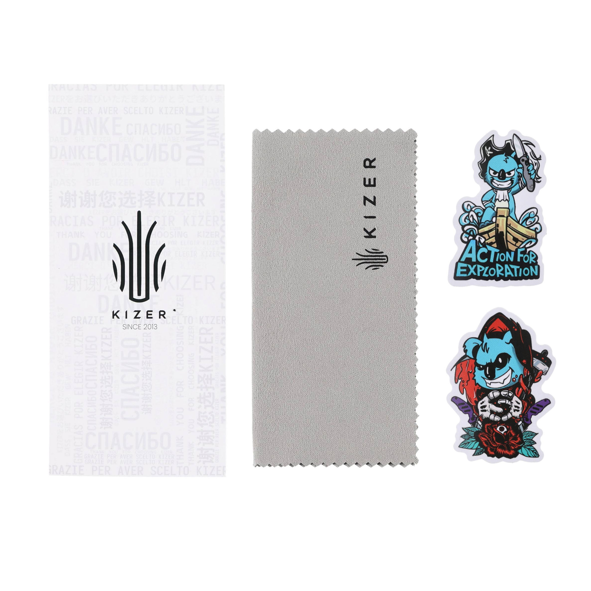 Nóż o stałej klindze Kizer Harpoon 1040 - obrazek 7