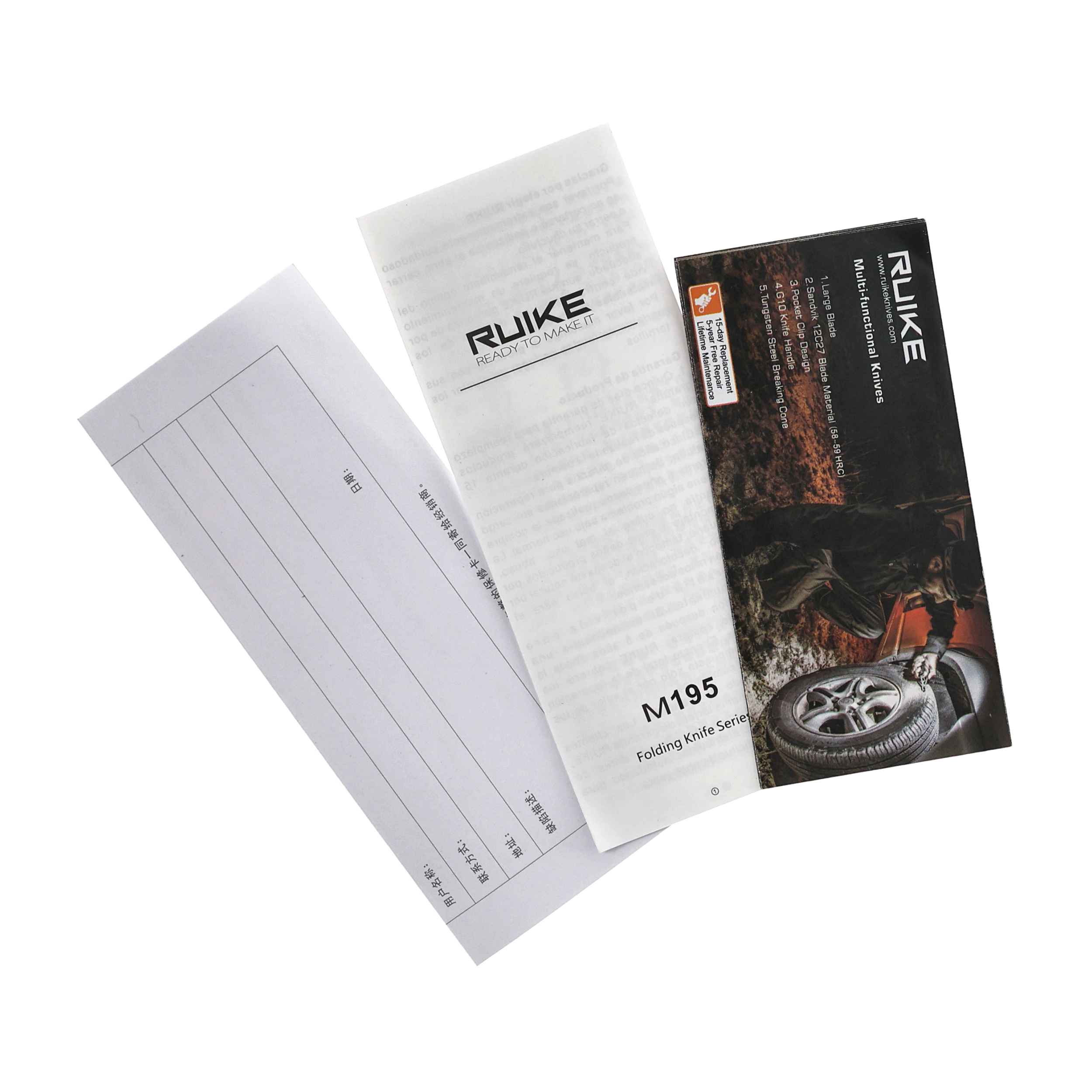 Nóż składany Ruike P856-B - obrazek 6