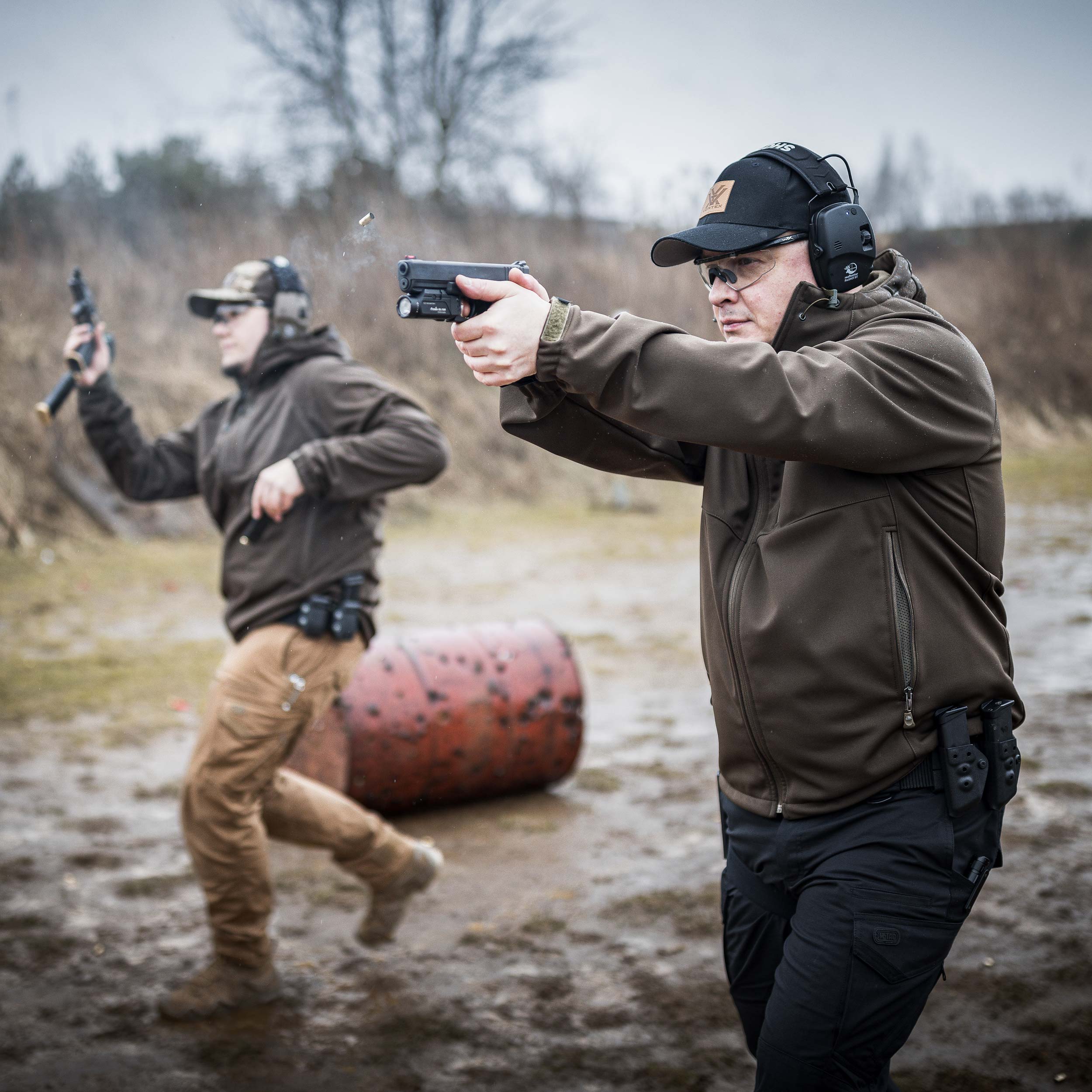 Czapka z daszkiem męska Vortex Barneveld 608 Flexfit czarna X/XL - obrazek 6