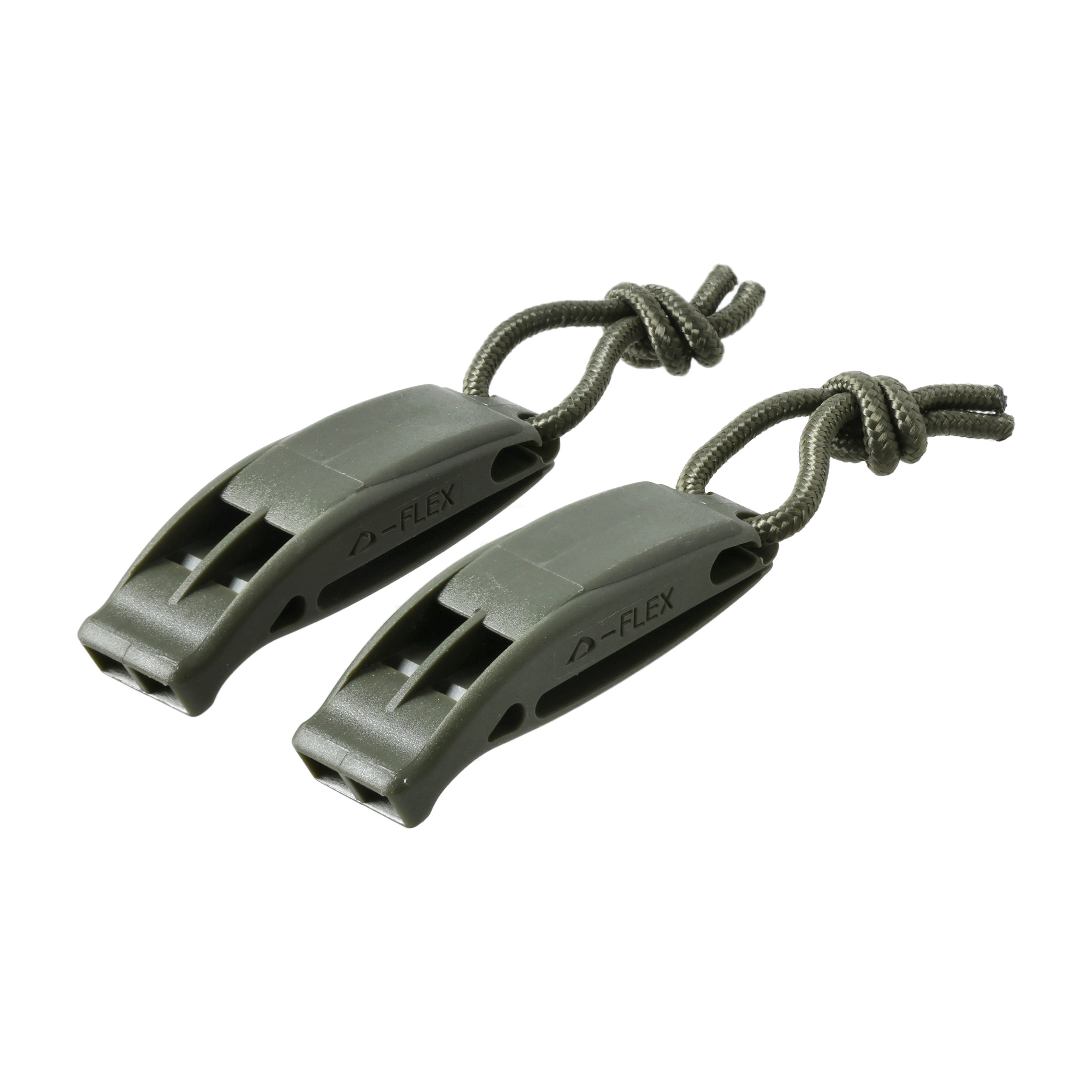 Gwizdek alarmowy Mil-Tec oliwkowy 2 szt.