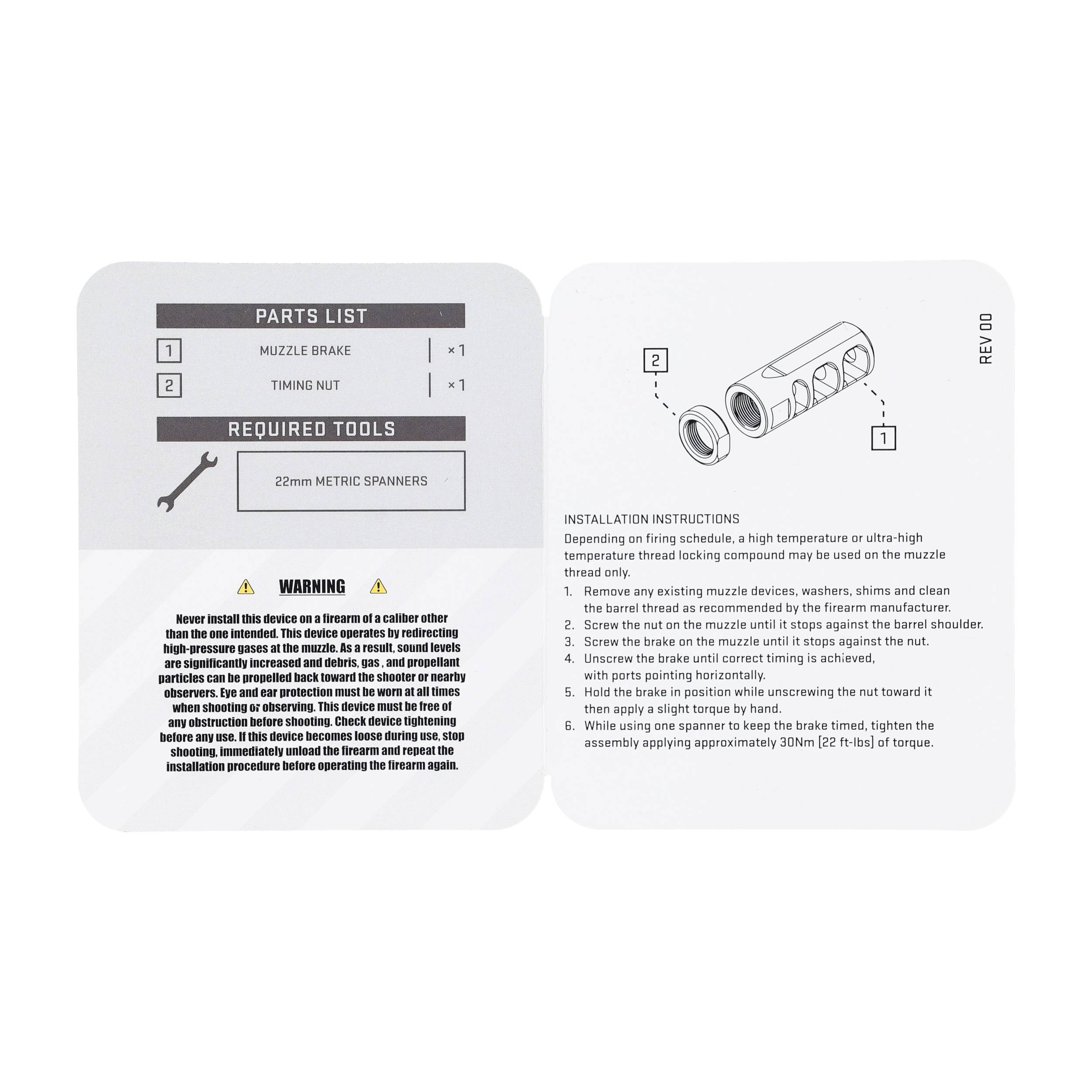 Hamulec wylotowy Audere Imperium kal. 6,5 5/8"-24 - obrazek 6