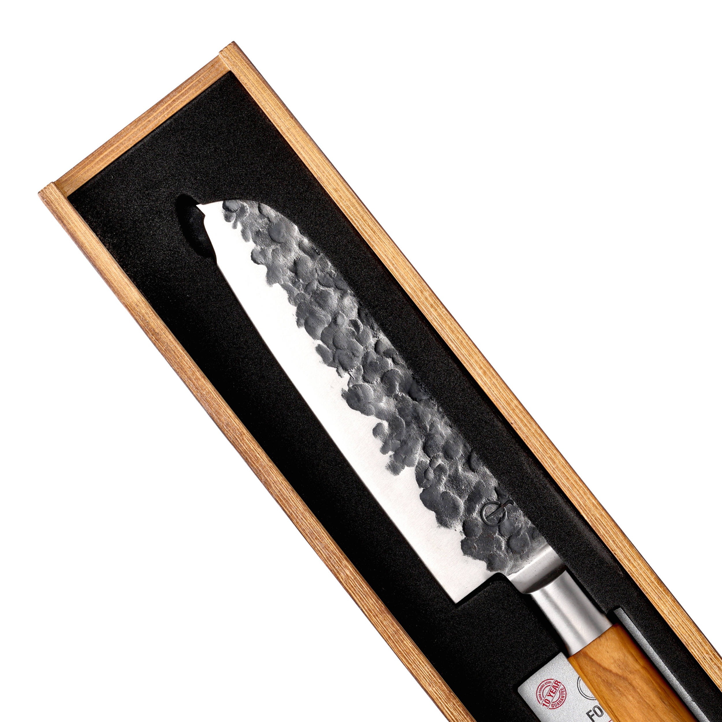 Nóż kuchenny Forged Santoku olive 18 cm - obrazek 4