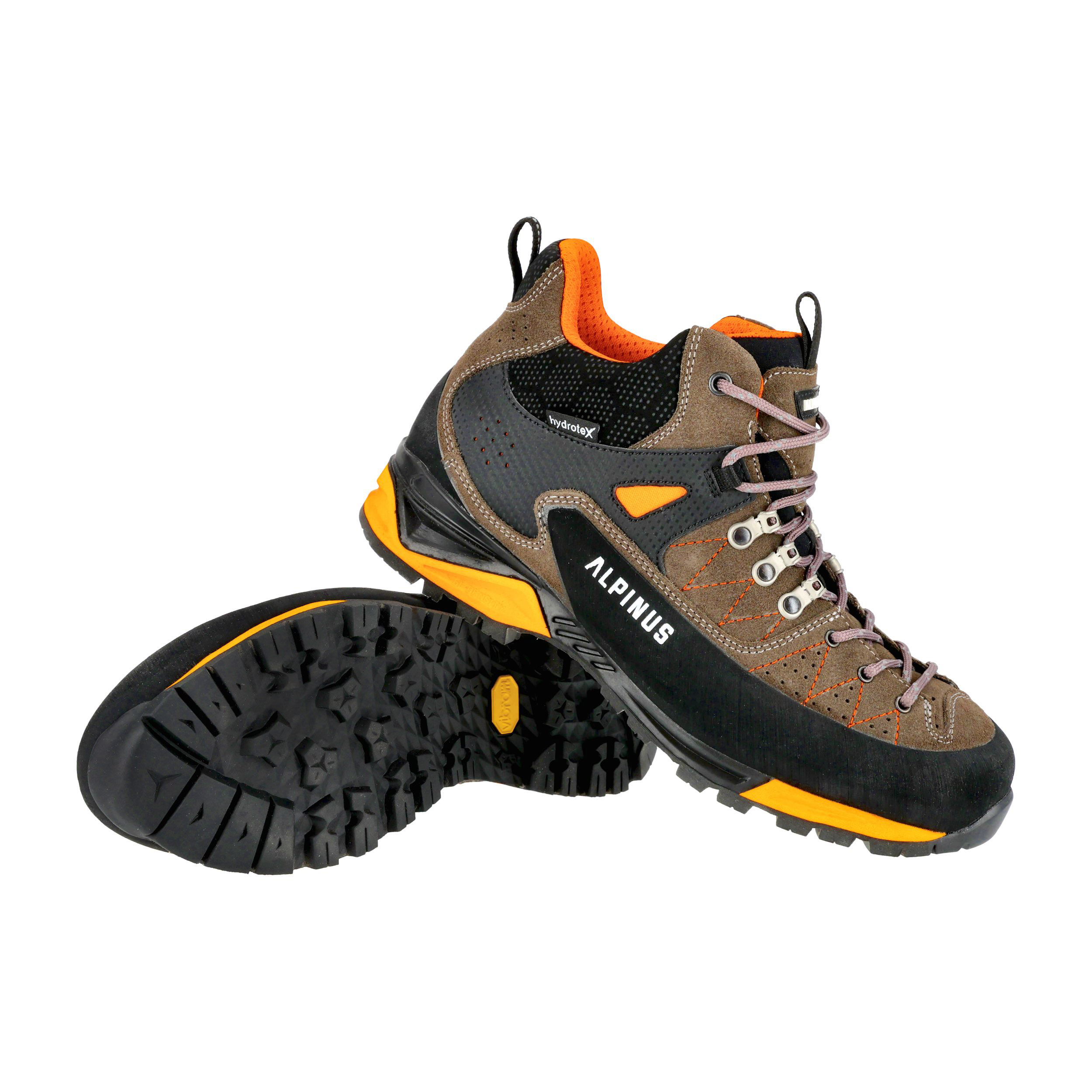 Buty męskie Alpinus The Ridge Mid Pro antracytowo-pomarańczowe 41 - obrazek 5