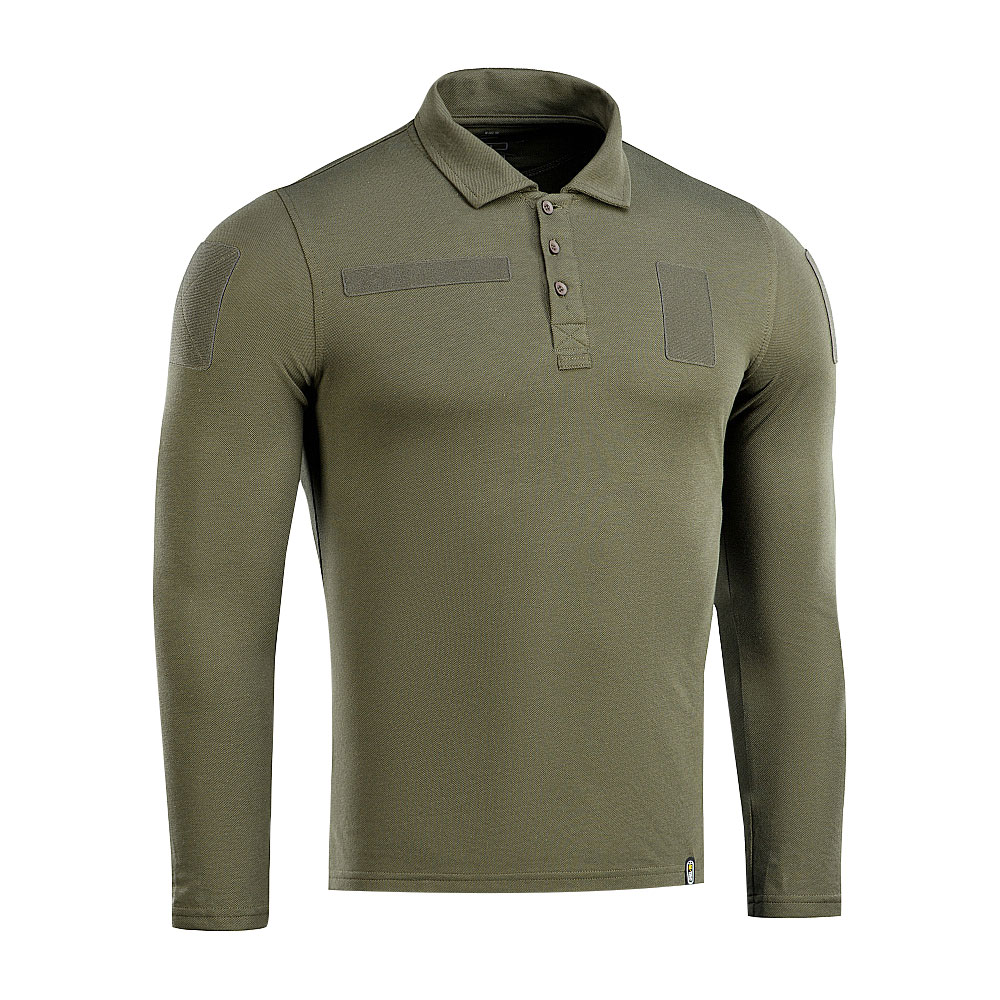 Koszula Taktyczna M-Tac Polo z długim rękawem oliwkowa XS - obrazek 3