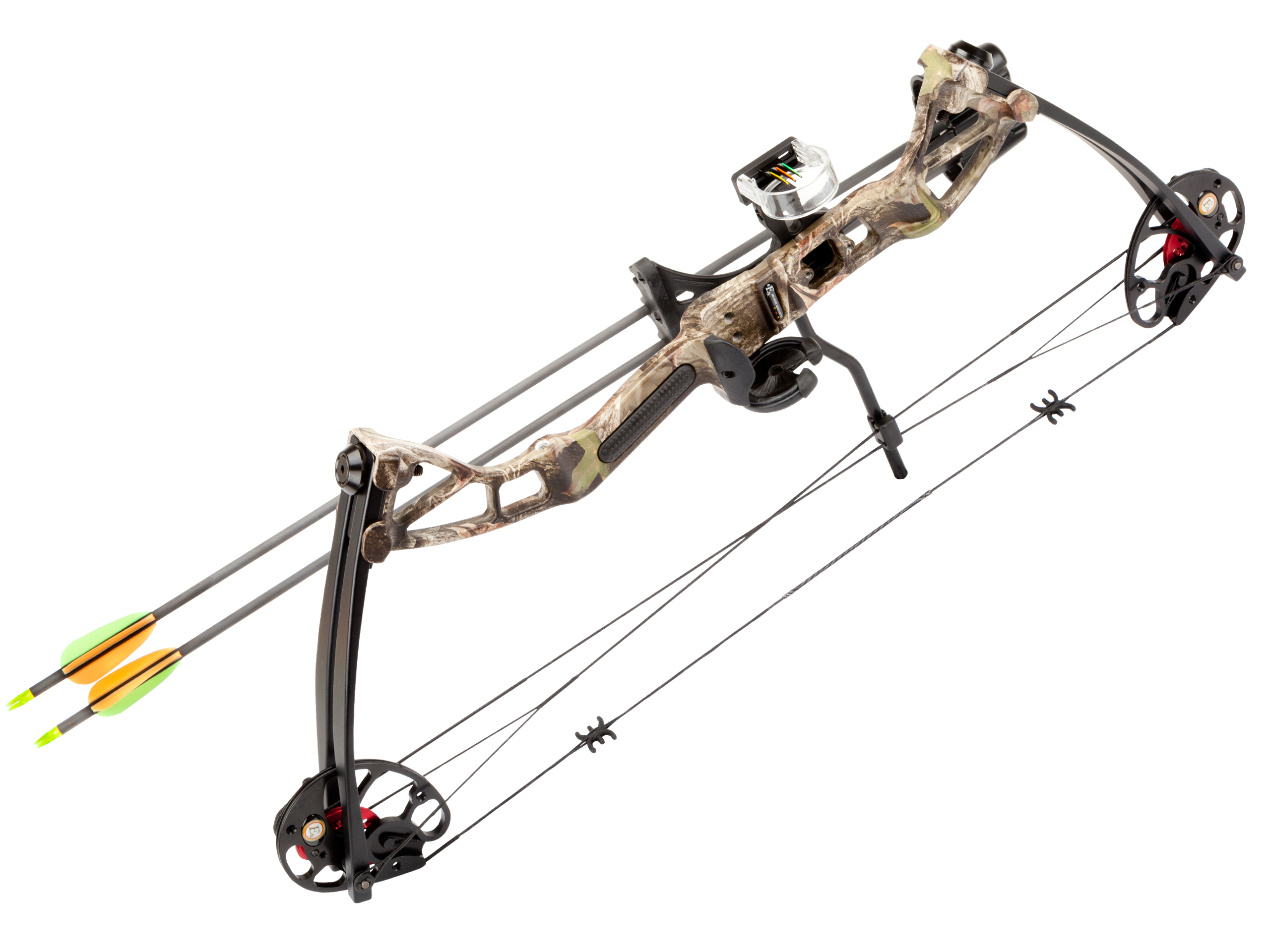 Łuk bloczkowy dla dorosłych i młodzieży Poe Lang Rex Quad 20-65 lb 28" kamuflaż - obrazek 3