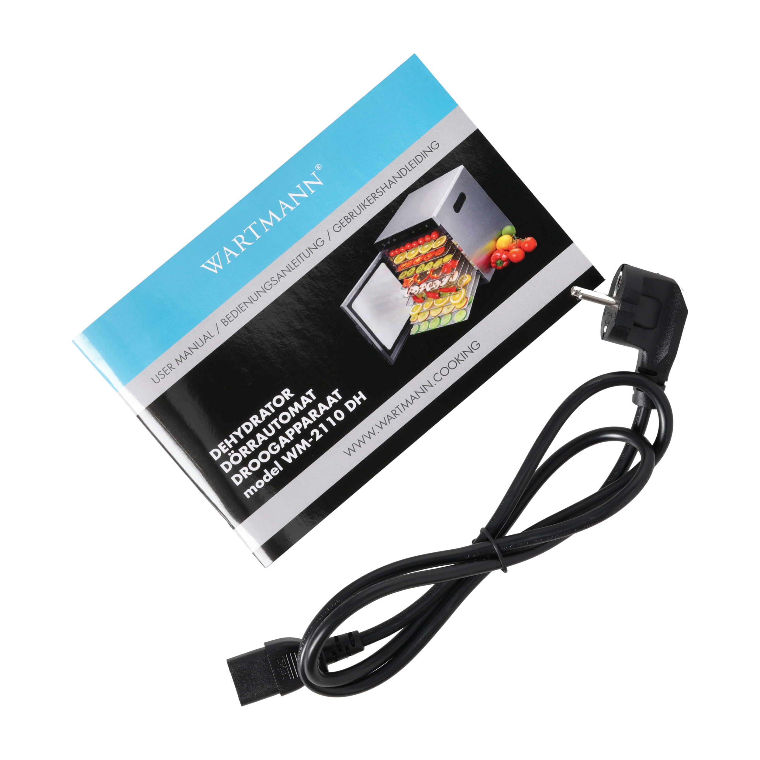 Dehydrator stalowy Wartmann WM-2512 DH z podświetleniem led wnętrza - czarny - obrazek 6