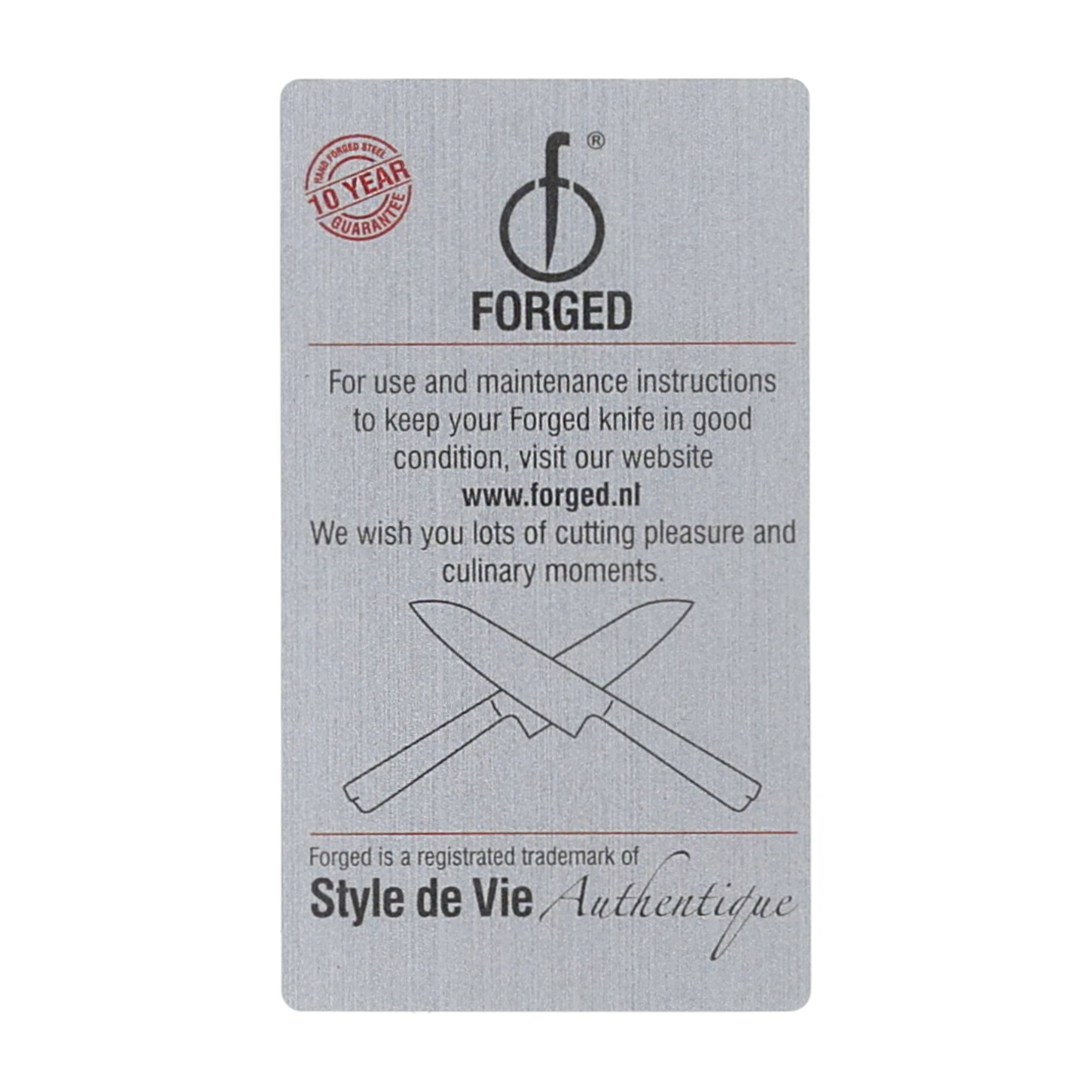 Nóż kuchenny Forged Santoku Olive 14 cm - obrazek 6