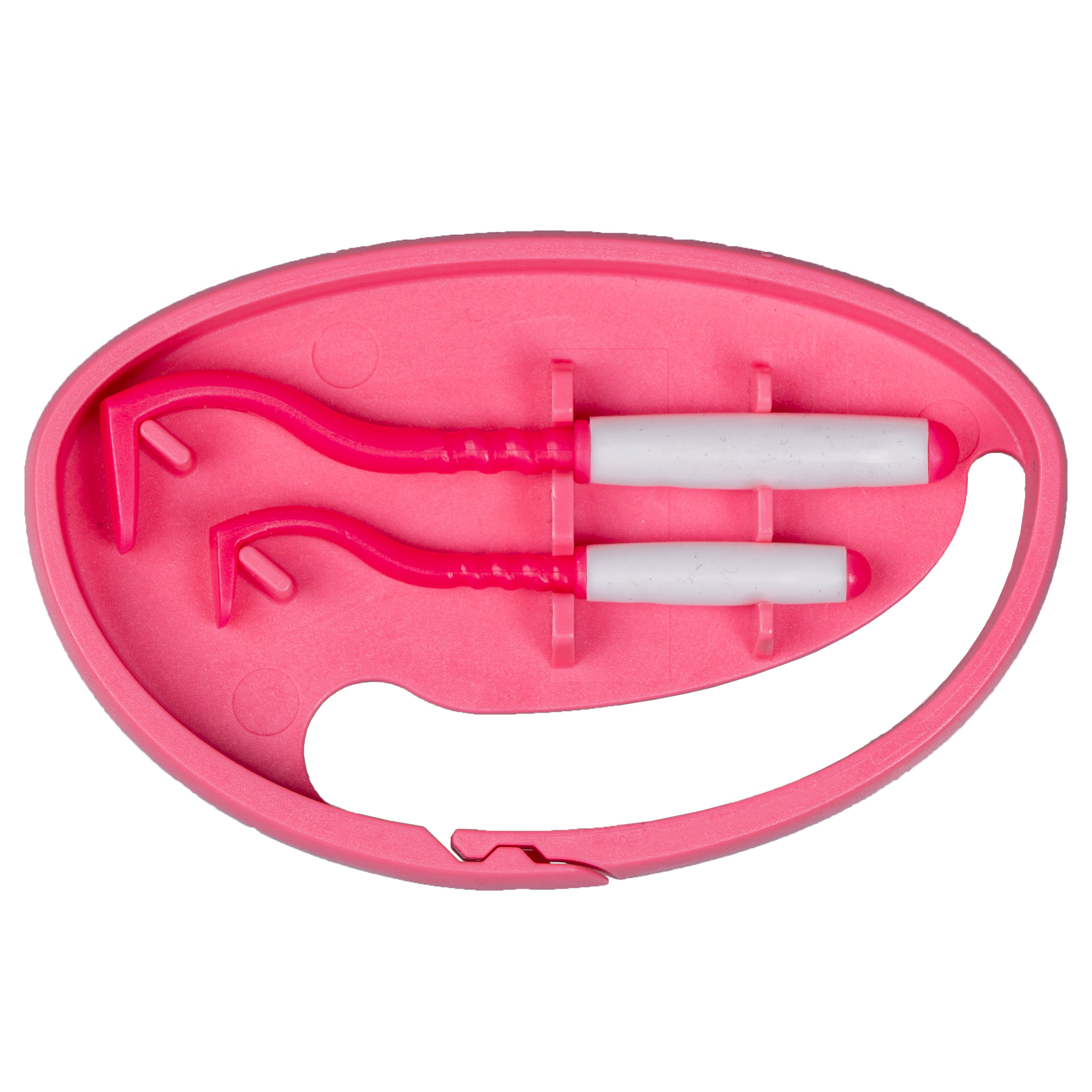 Kleszczołapki przyrząd do usuwania kleszczy Tick Twister® Clipbox z brelokiem, różowe 2 szt.