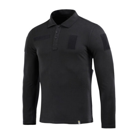 Koszula Taktyczna M-Tac Polo z długim rękawem czarna 3XL