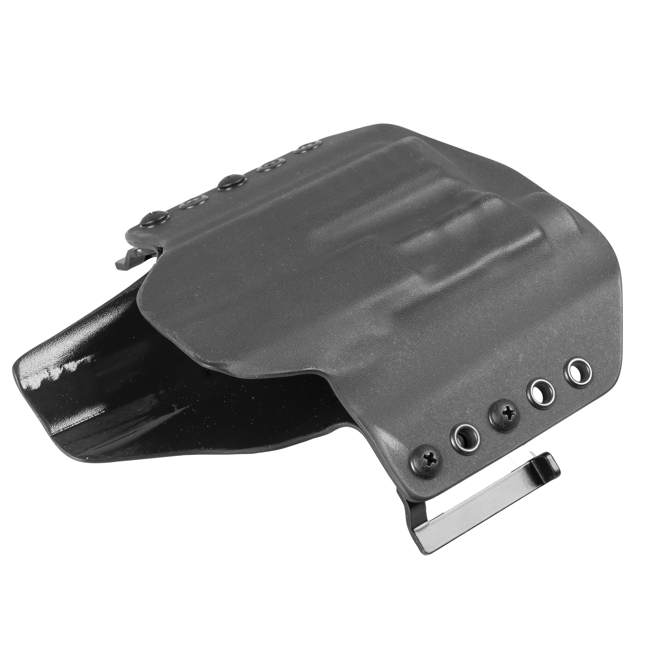 Kabura RH Holsters OWB do H&K SFP9 i do latarki Fenix GL19R 1/2 sweatguard, speedloops, 40 mm, prawa, czarna - obrazek 3