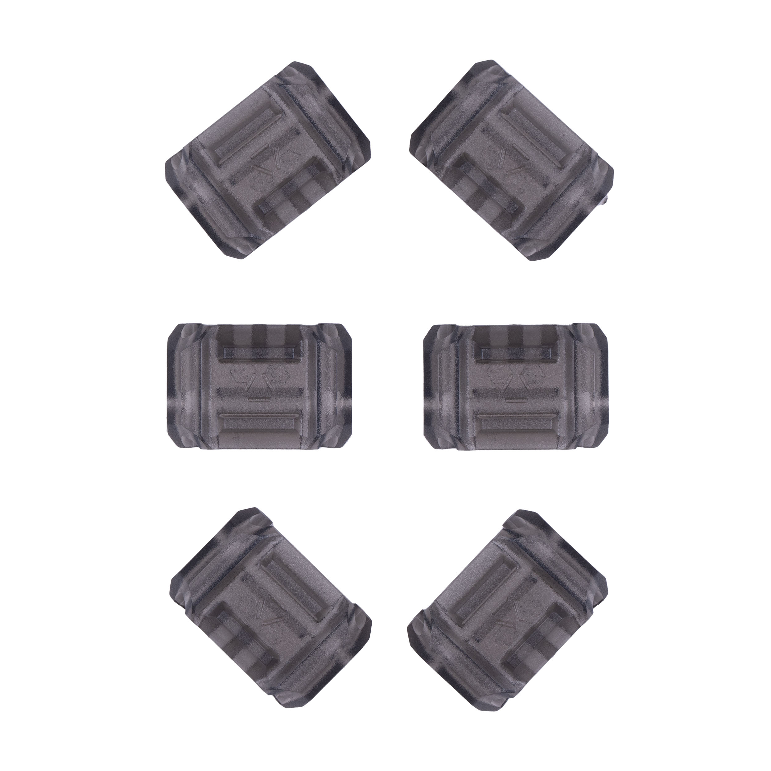 Osłony na szynę Picatinny Strike Industries z wielokierunkowym systemem prowadzenia kabli 6 szt.