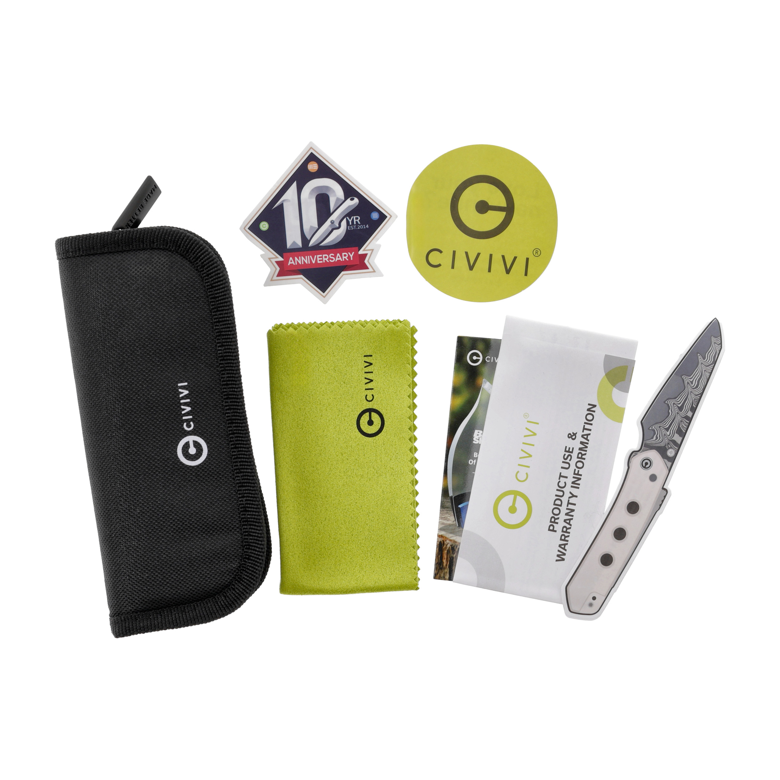 Nóż składany Civivi Mini Praxis C18026C-1 zielony - obrazek 6