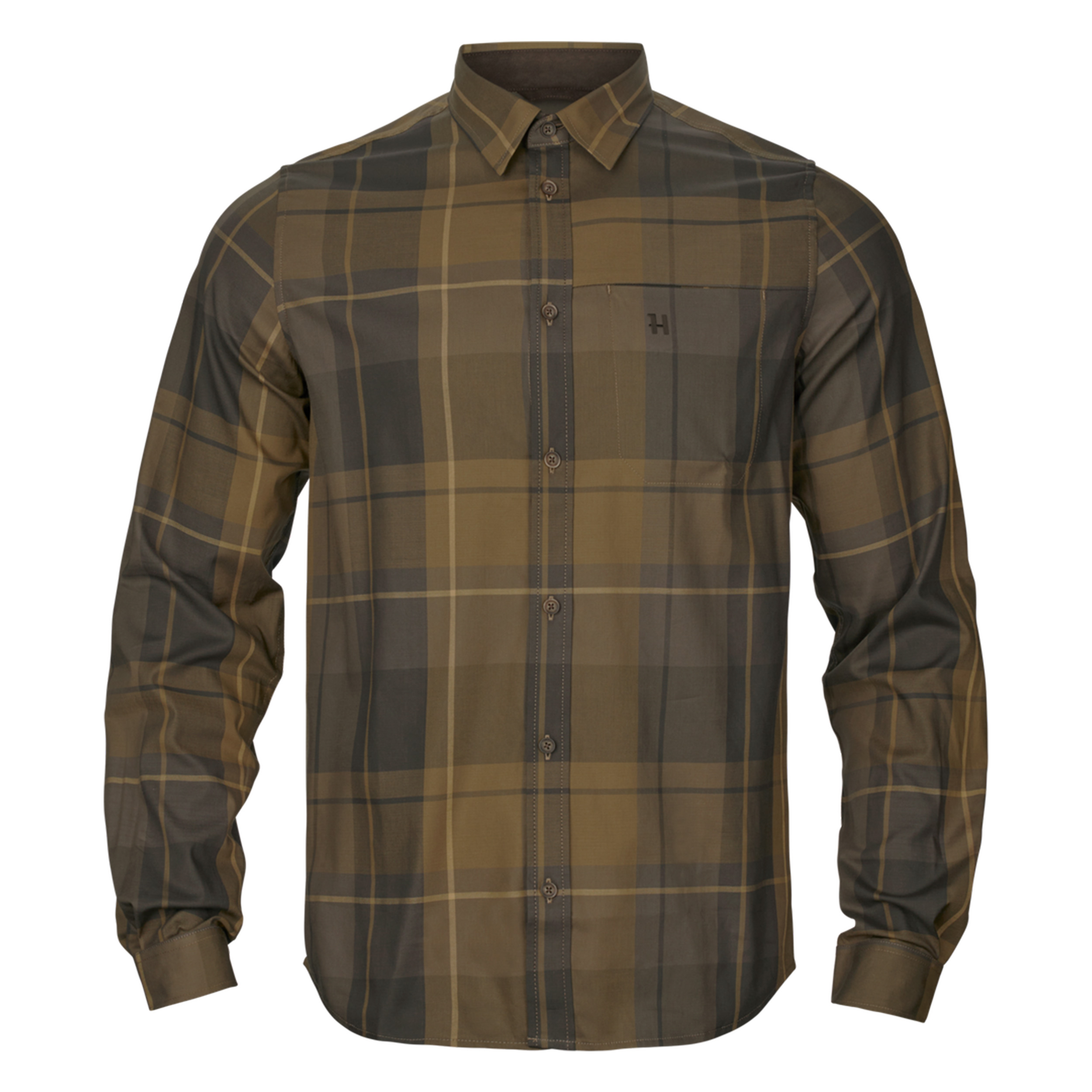 Koszula Harkila Akse Willow green check 2XL