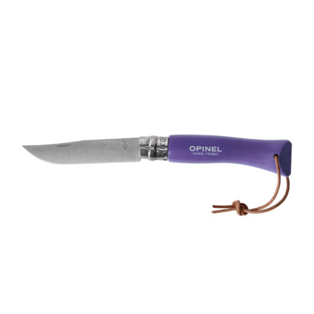 Nóż składany Opinel Colorama 06 inox grab fioletowy