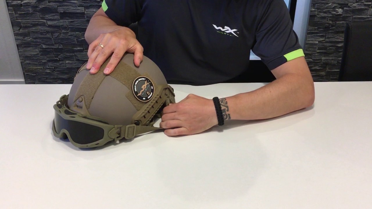 Gogle taktyczne Wiley X Spear SP293T smoke / clear / light rust, jasnobrązowe oprawki - obrazek 9