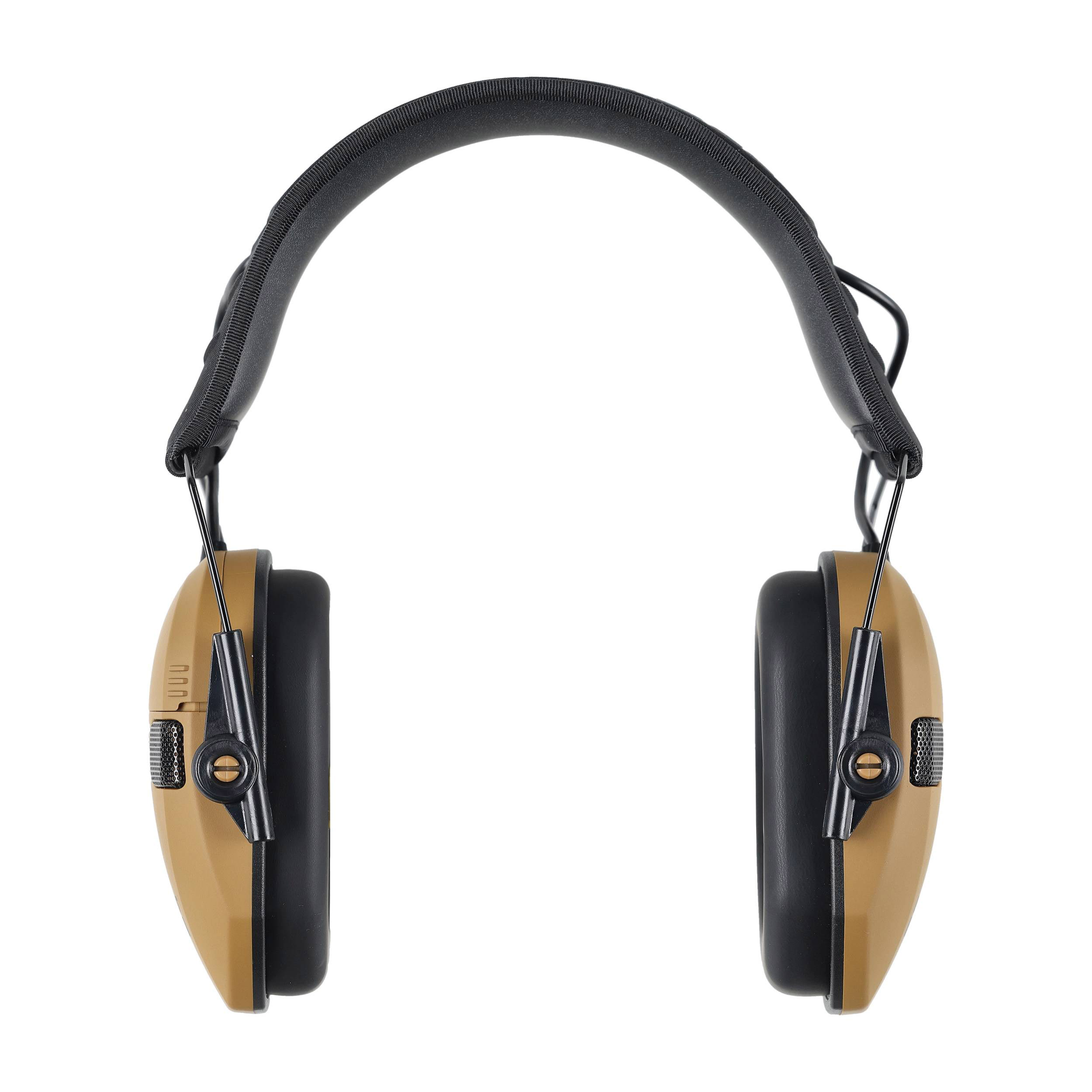 Aktywne ochronniki słuchu Walker's Razor Slim brązowe GWP-RSEM-BB - obrazek 2