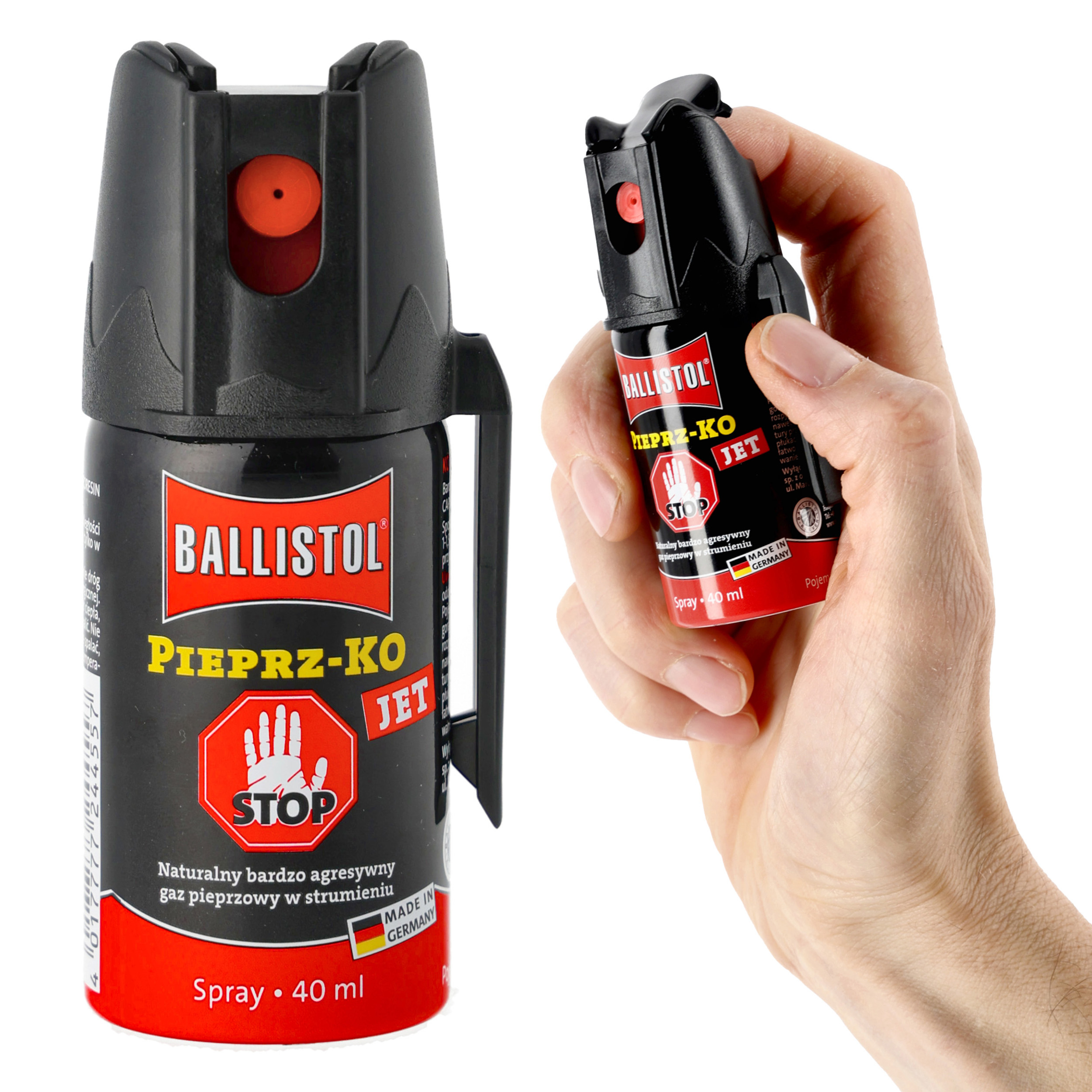 Gaz pieprzowy Klever KO Defenol Jet (strumień) 40 ml - obrazek 6