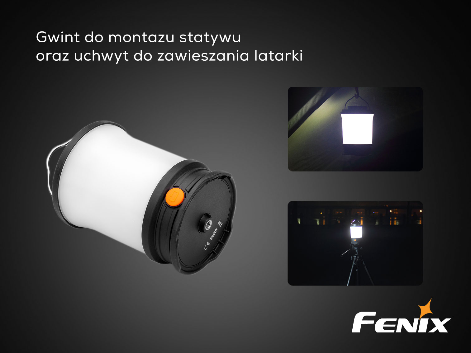 Lampa kempingowa Fenix CL30R czarna - obrazek 10