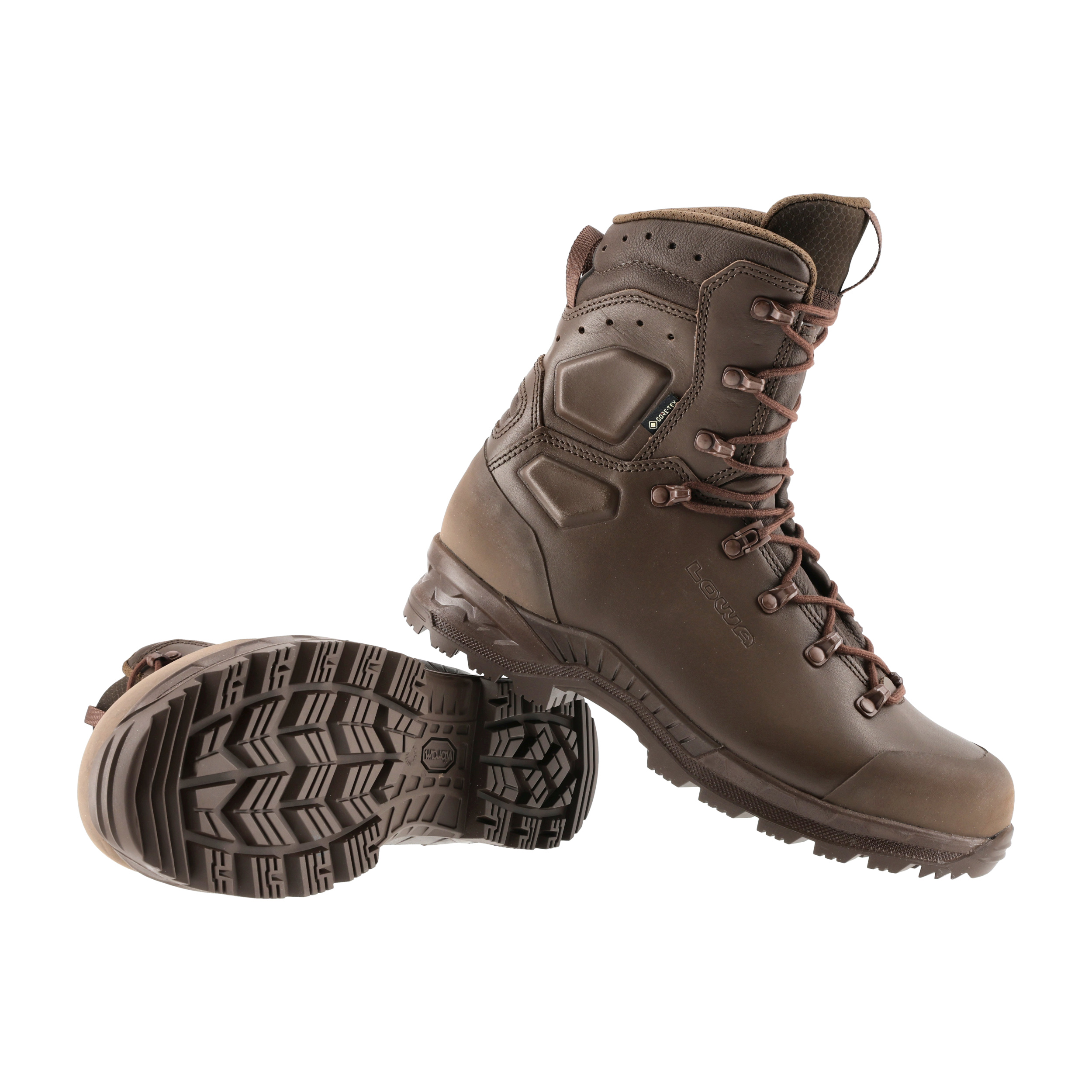 Buty męskie LOWA Combat Boot, ciemnobrązowe 44 - obrazek 5