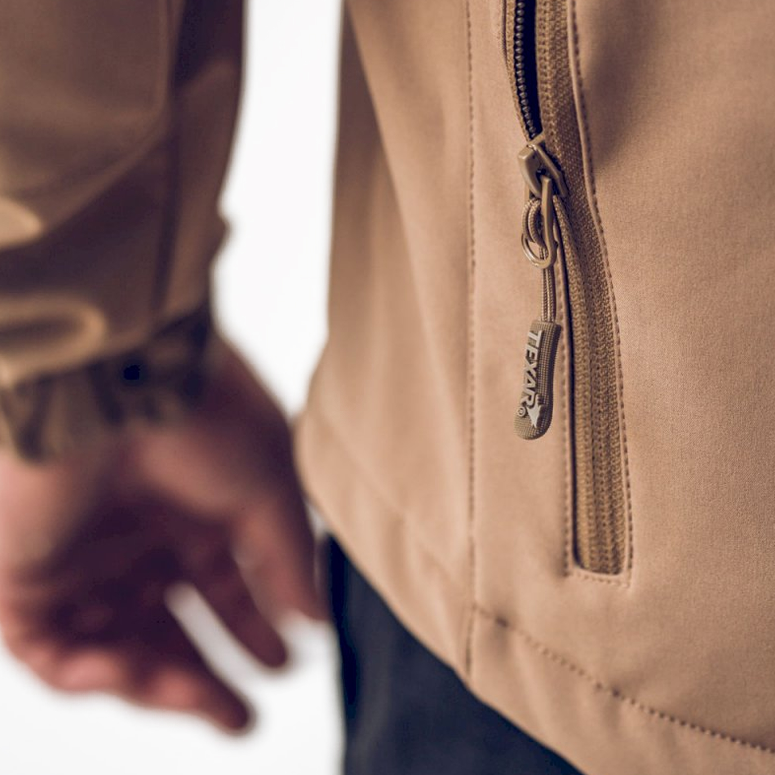 Kurtka męska Texar Falcon Softshell coyote 3XL - obrazek 4