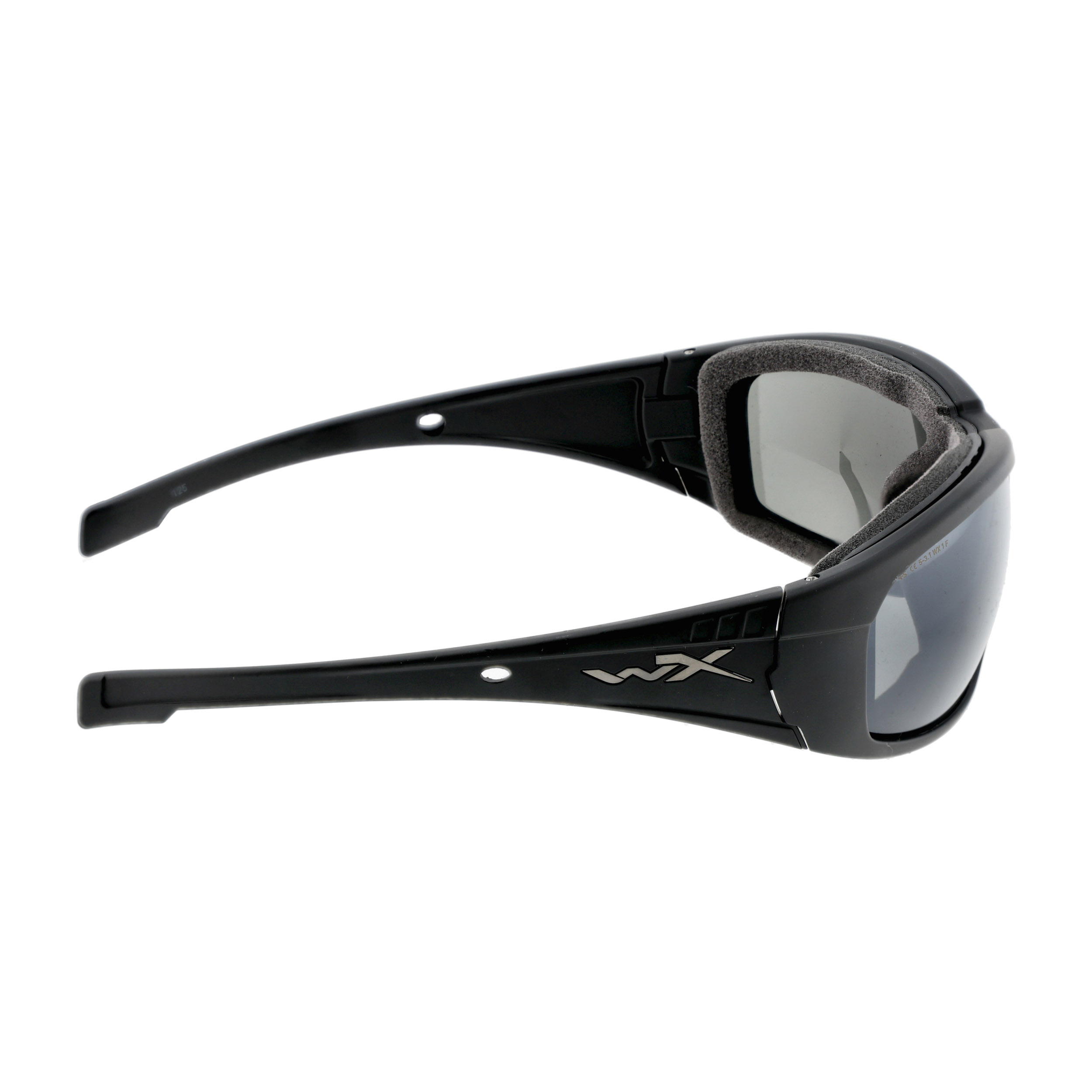 Okulary taktyczne Wiley X Boss CCBOS06 grey silver flash, czarne oprawki - obrazek 3