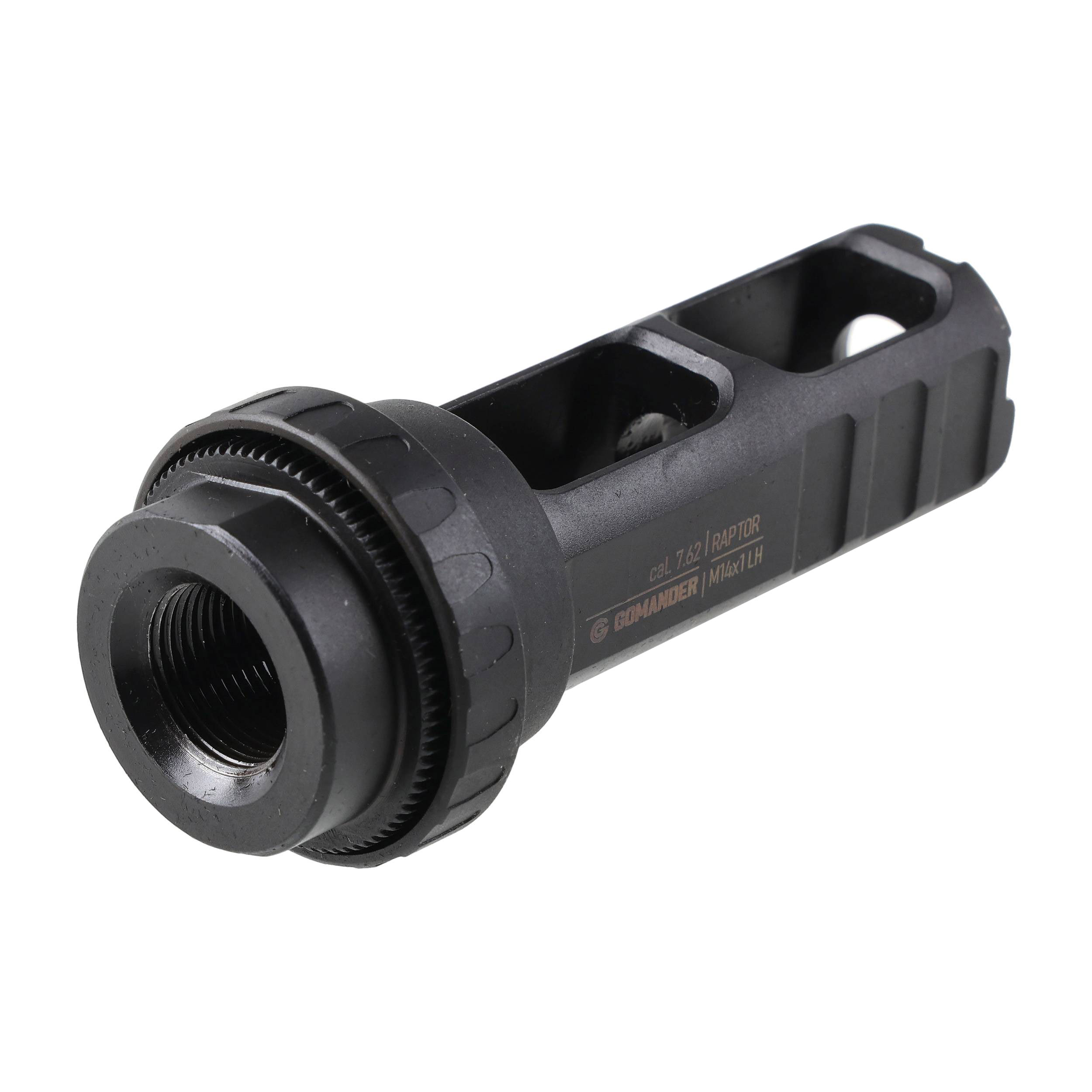 Hamulec wylotowy Gomander Raptor 7,62 M14x1 LH do AK - obrazek 2