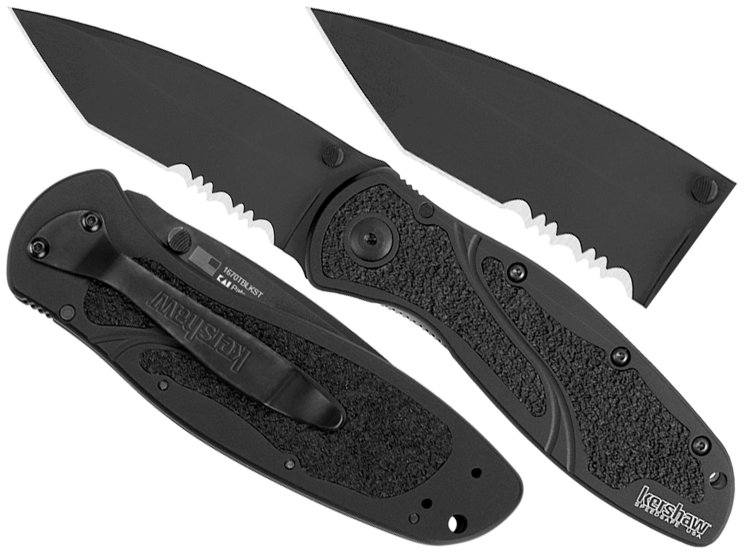 Nóż składany Kershaw Blur Tanto 1670TBLKST - obrazek 6