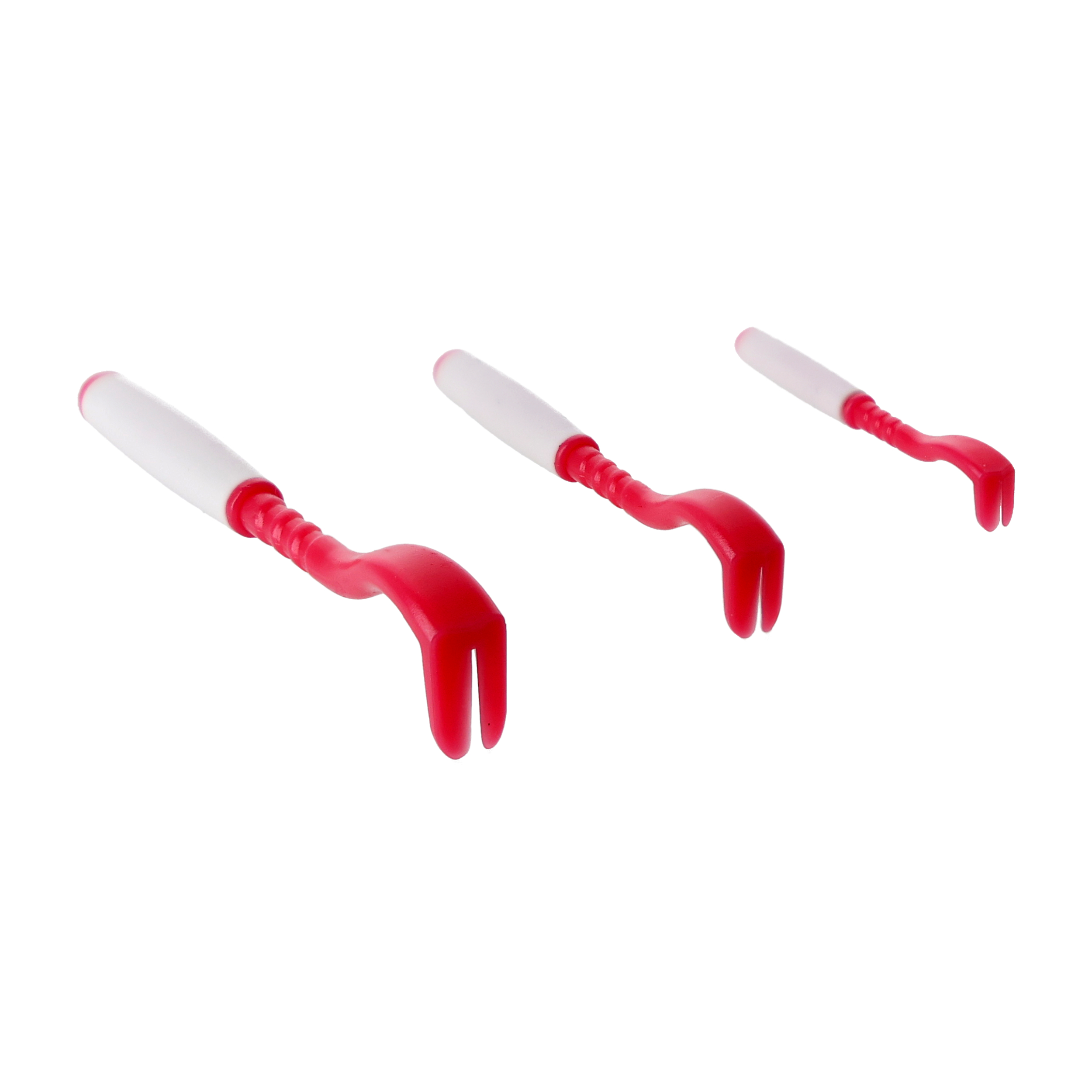 Kleszczołapki przyrząd do usuwania kleszczy Tick Twister® Clipbox Trio z brelokiem, różowe 3 szt. - obrazek 2