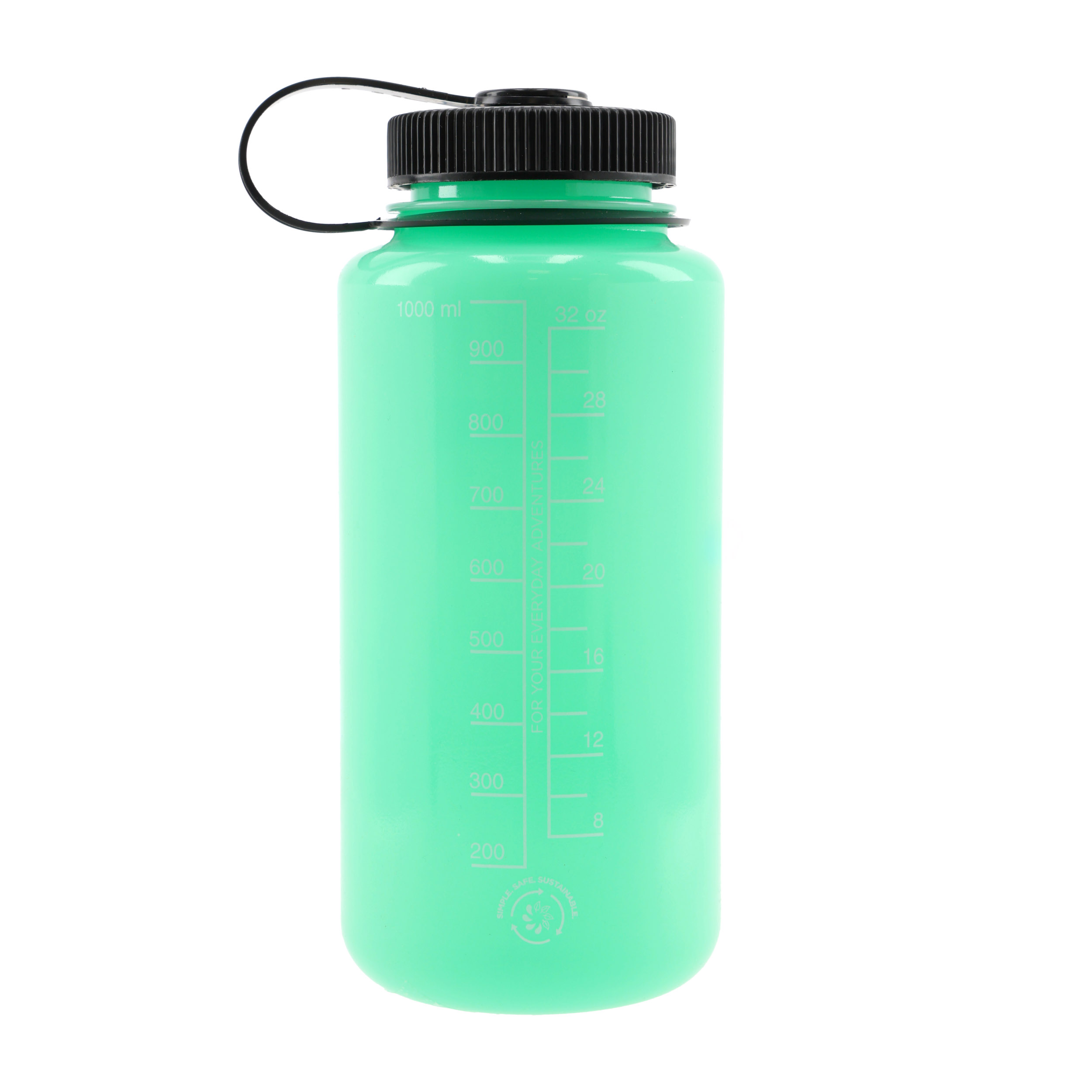 Butelka Nalgene Wide Mouth 1 l Glow Green - obrazek 2