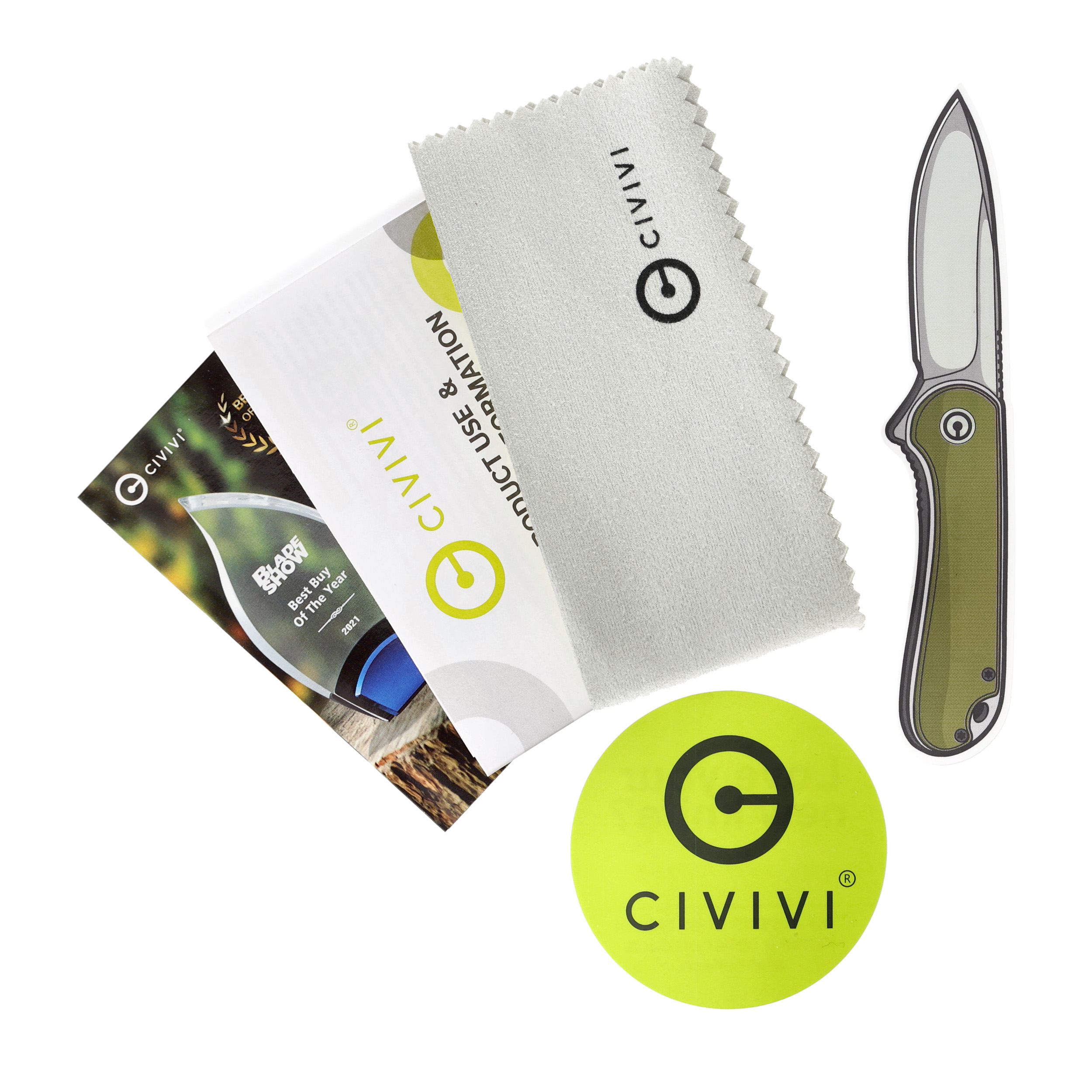 Nóż składany Civivi Altus C20076-DS1 green micarta - obrazek 7