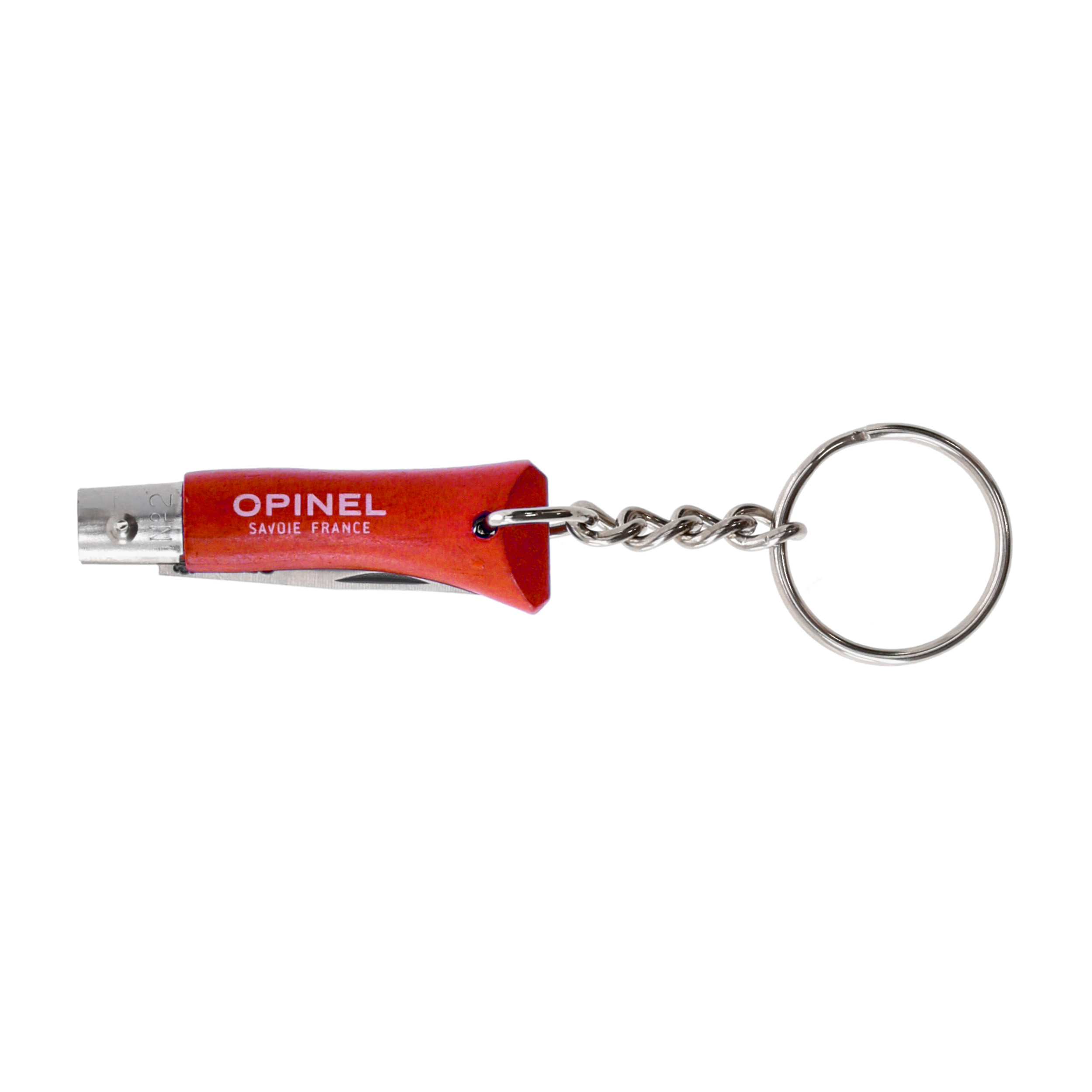 Nóż składany Opinel Colorama 02 brelok inox grab pomarańczowy - obrazek 4