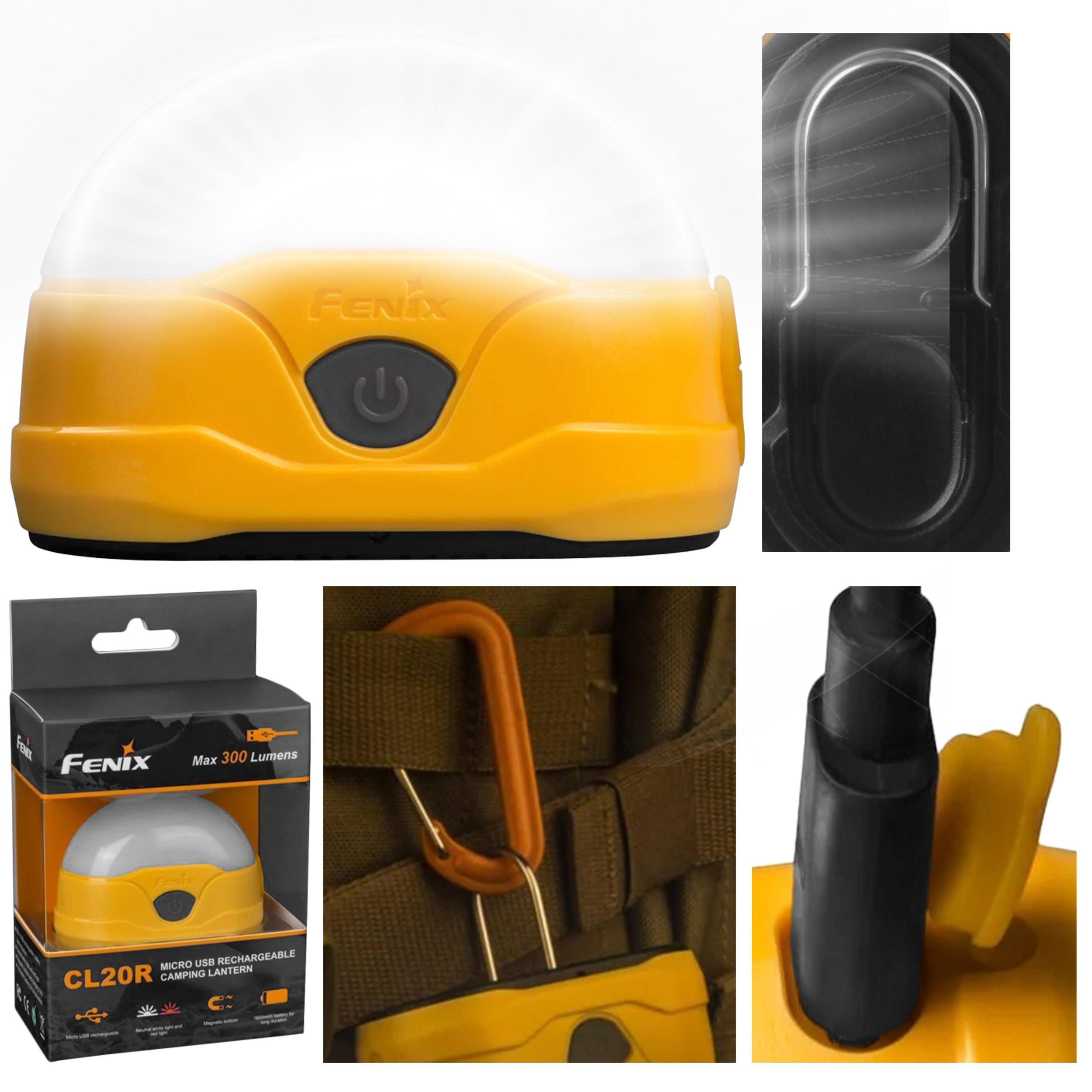 Lampa kempingowa Fenix CL20R pomarańczowa - obrazek 8