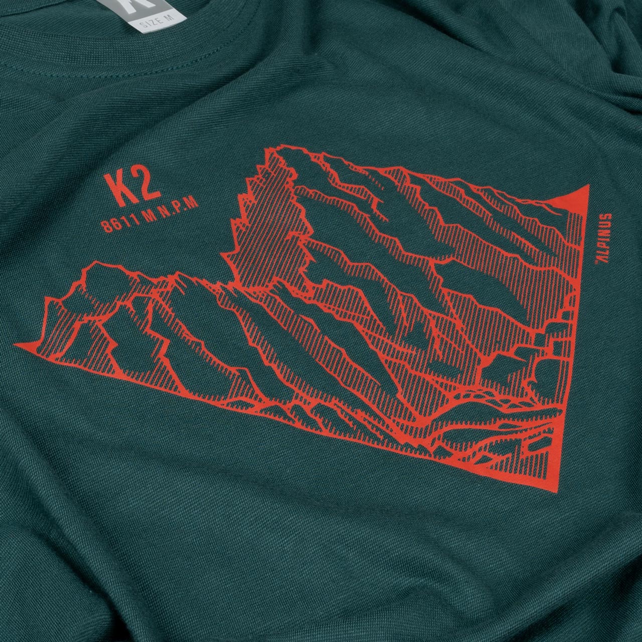 Koszulka męska Alpinus Skilbrum zielona M - obrazek 2