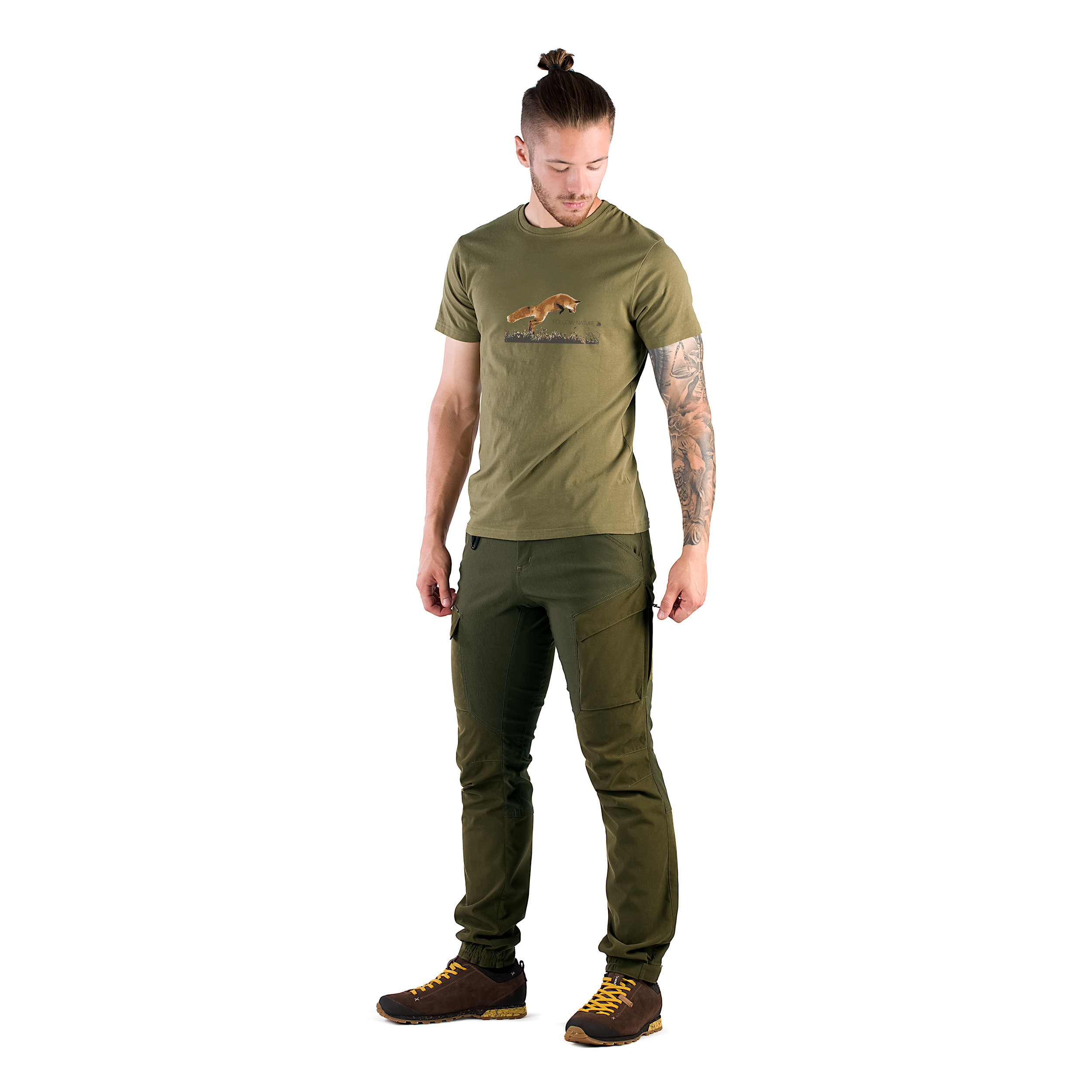 Koszulka męska Tagart FNT Fox oliwkowa L - obrazek 2