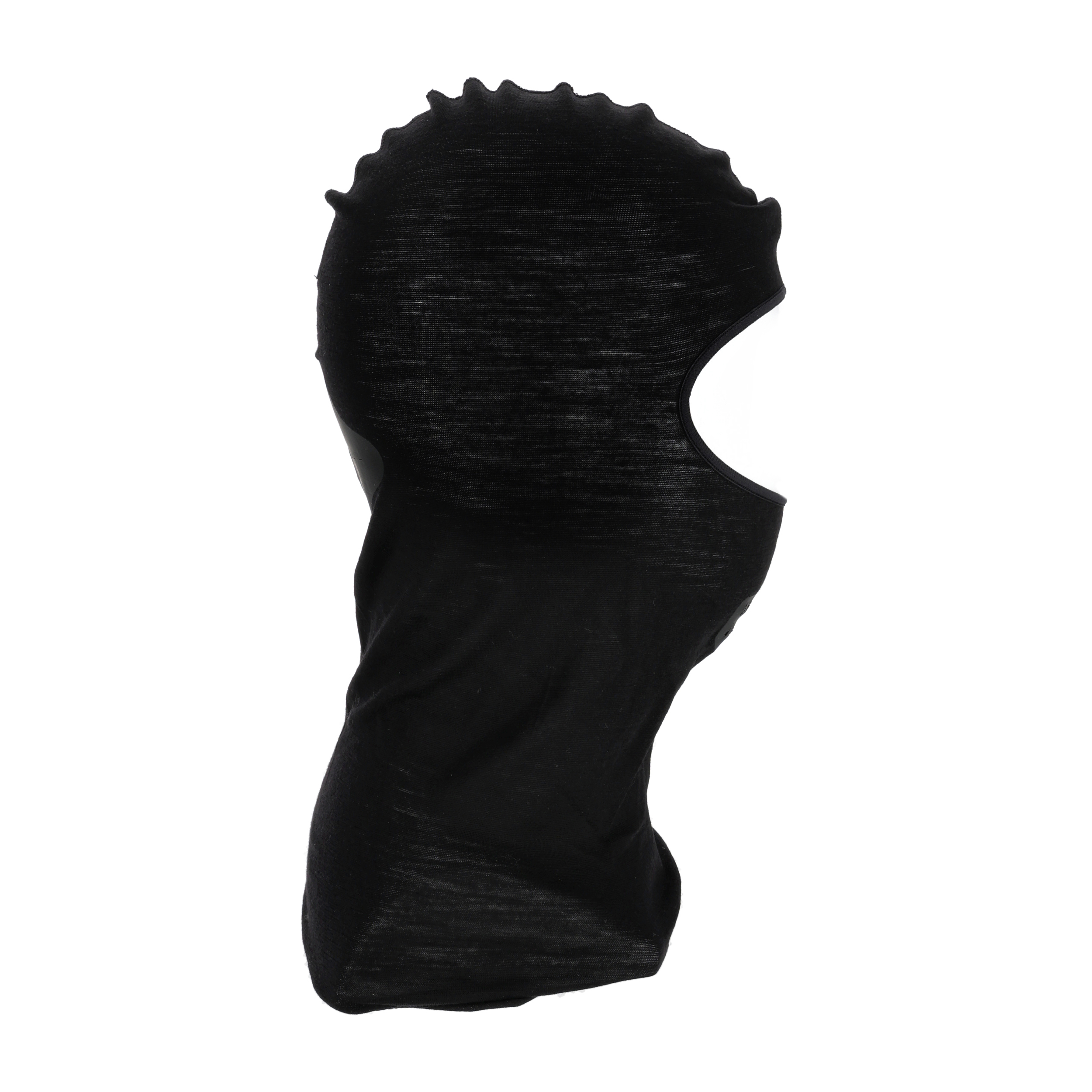 Kominiarka BUFF balaclava merino wool solid czarna - obrazek 2