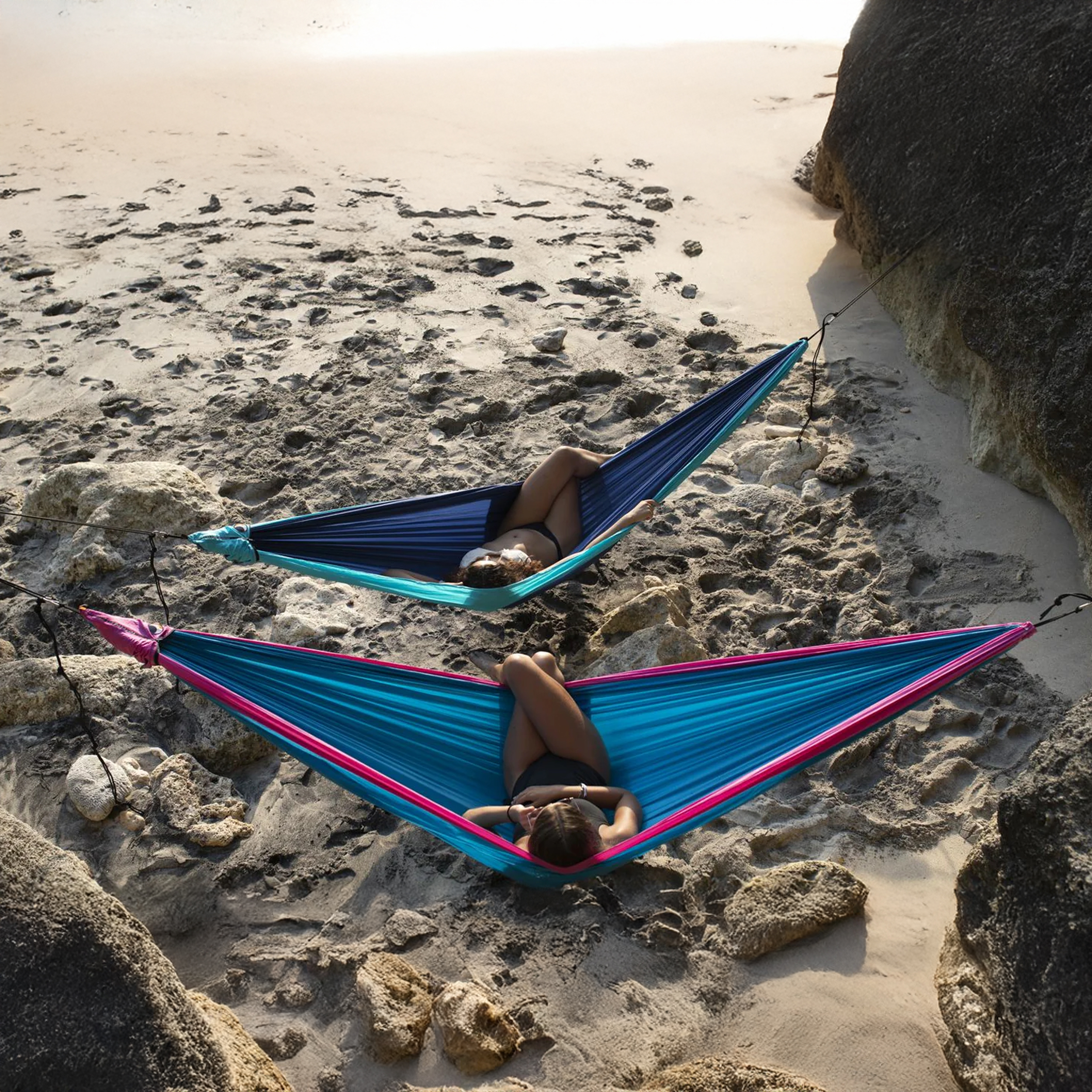 Hamak Ticket To The Moon King Size dwuosobowy granatowo-granatowy - obrazek 2