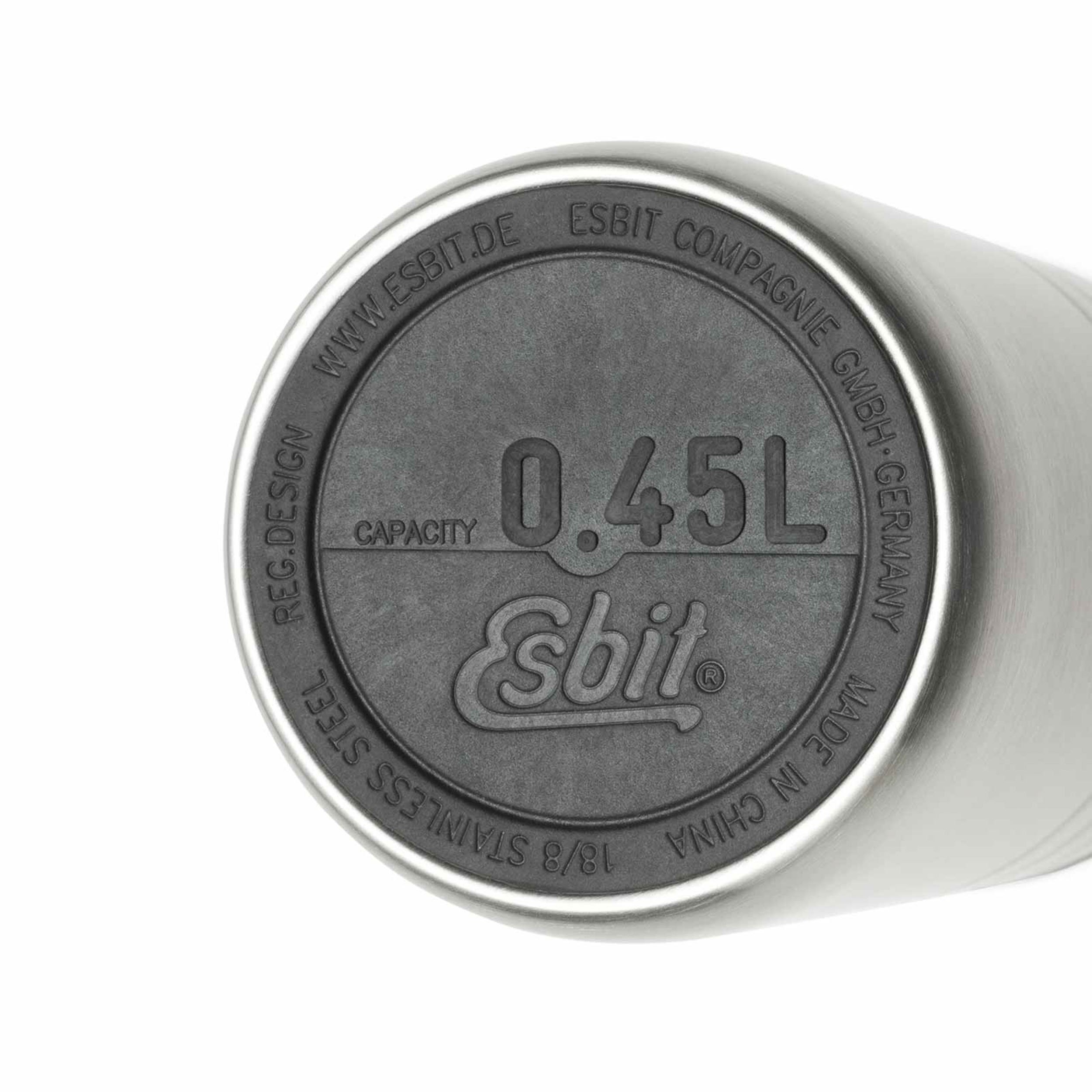 Kubek Esbit Majoris Thermo Mug 0,45 l srebrny, stal nierdzewna - obrazek 2