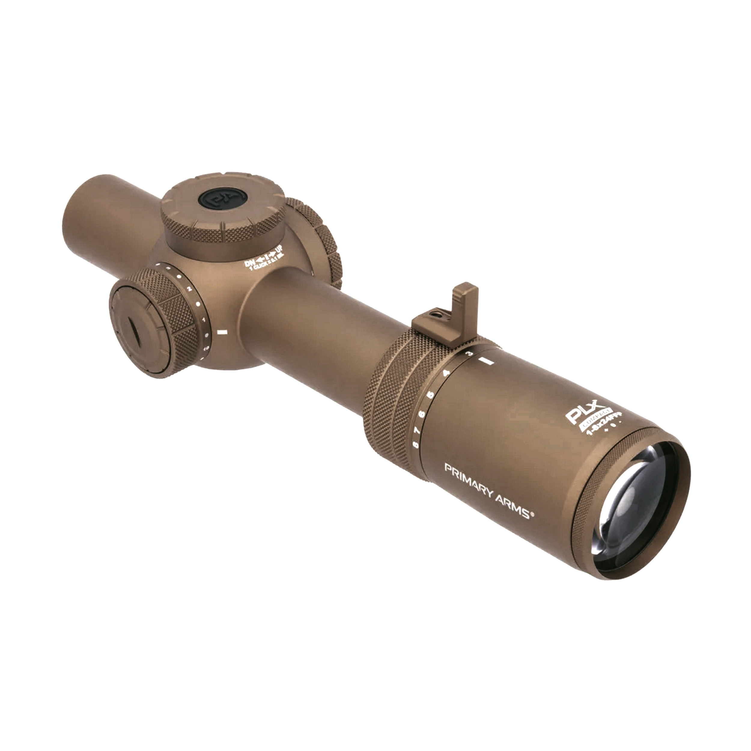 Luneta celownicza Primary Arms Compact PLx-1-8x24 mm FFP iR ACSS Griffin M8 MIL FDE - obrazek 3