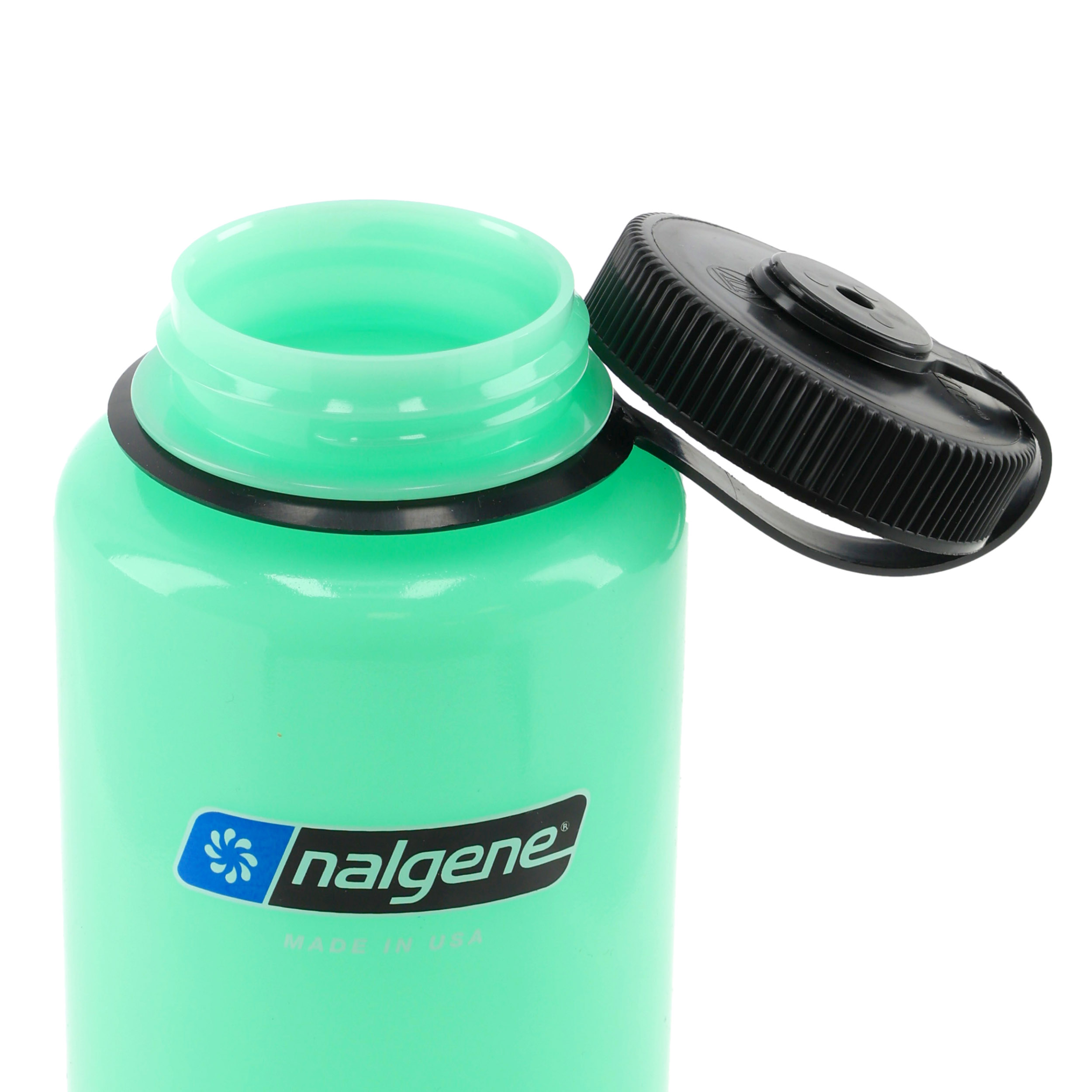 Butelka Nalgene Wide Mouth 1 l Glow Green - obrazek 3
