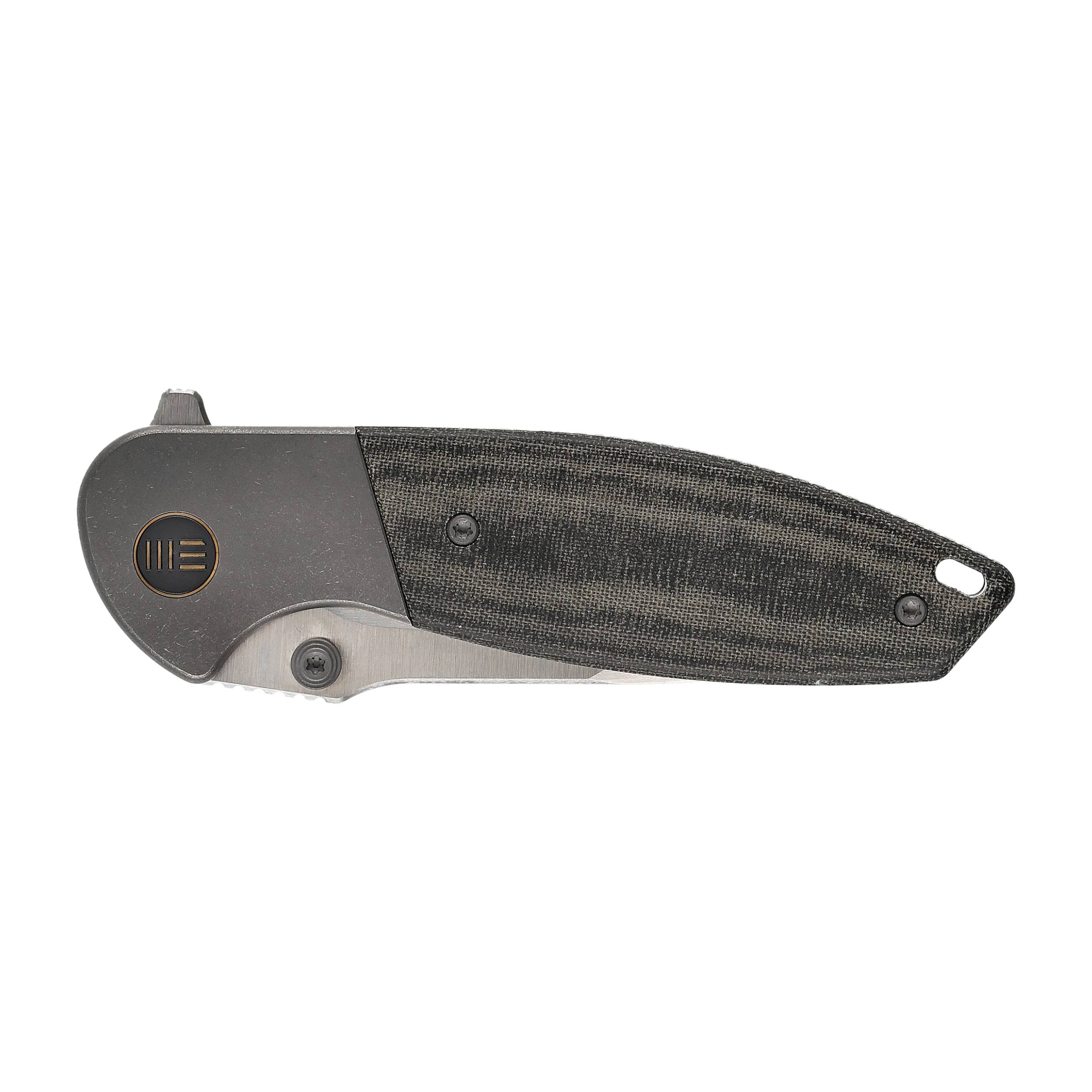 Nóż składany WE Knife Nitro Mini WE22015-3 gray / black micarta - obrazek 4