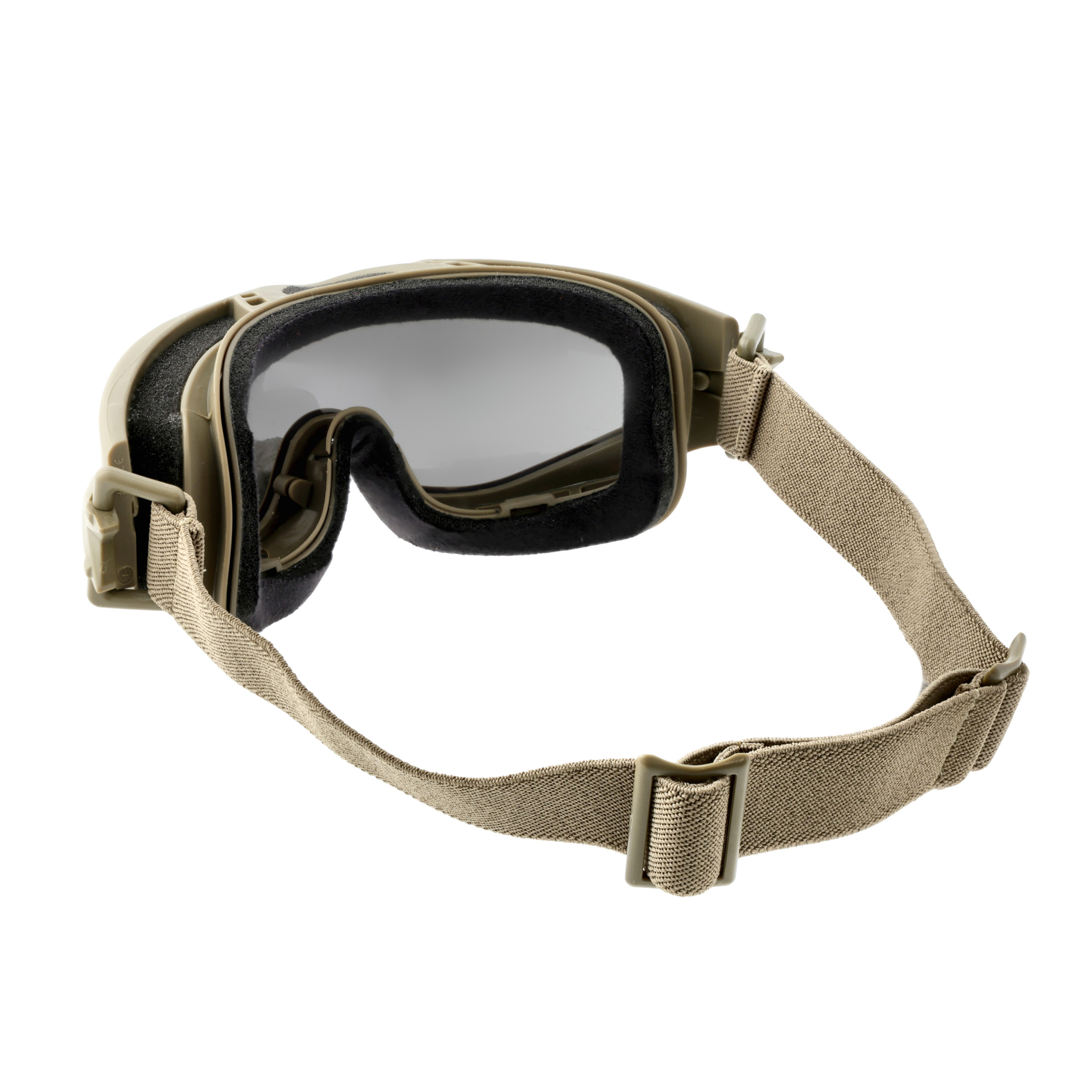 Gogle taktyczne Wiley X Spear SP293T smoke / clear / light rust, jasnobrązowe oprawki - obrazek 2