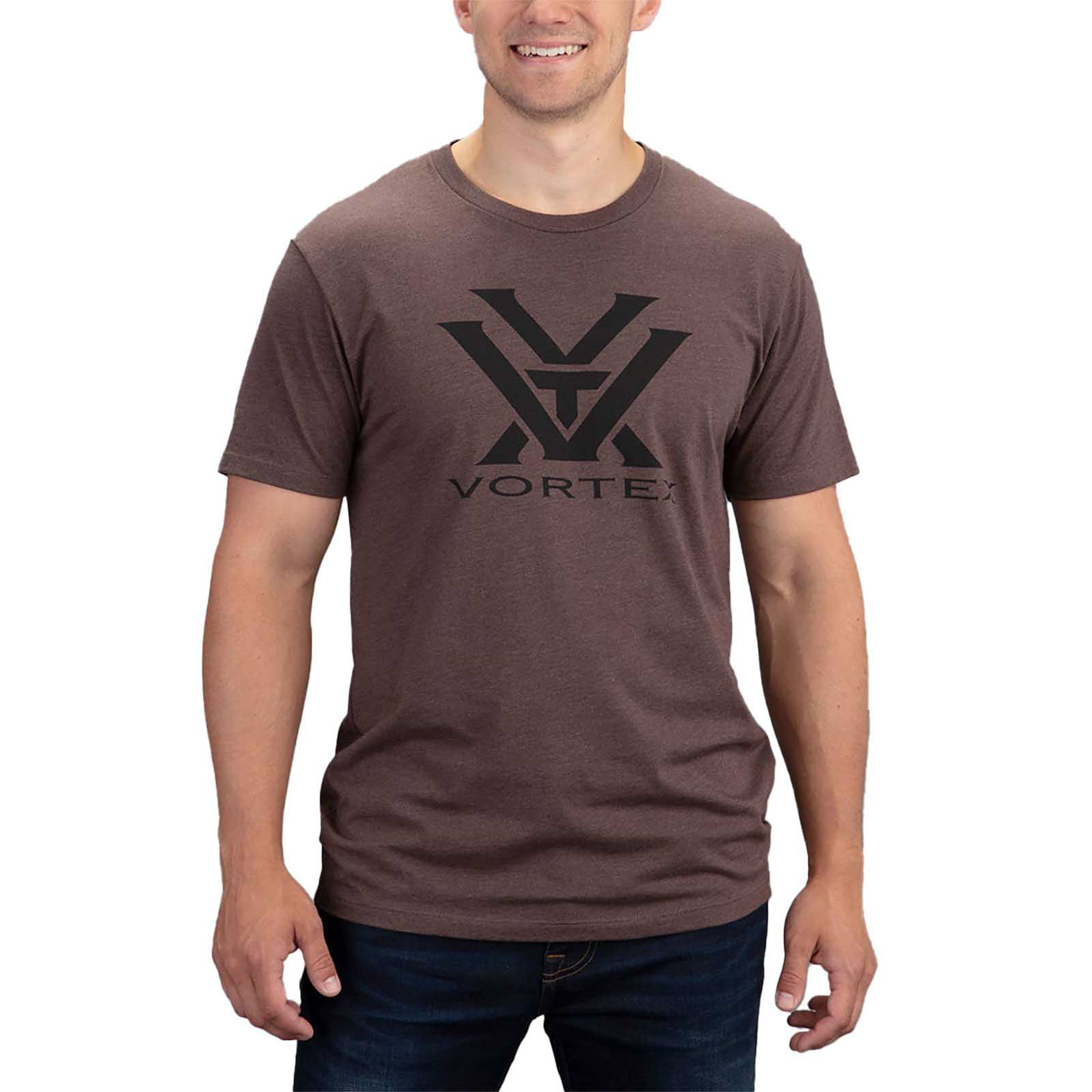 Koszulka męska Vortex Core Logo LS brązowa L - obrazek 2