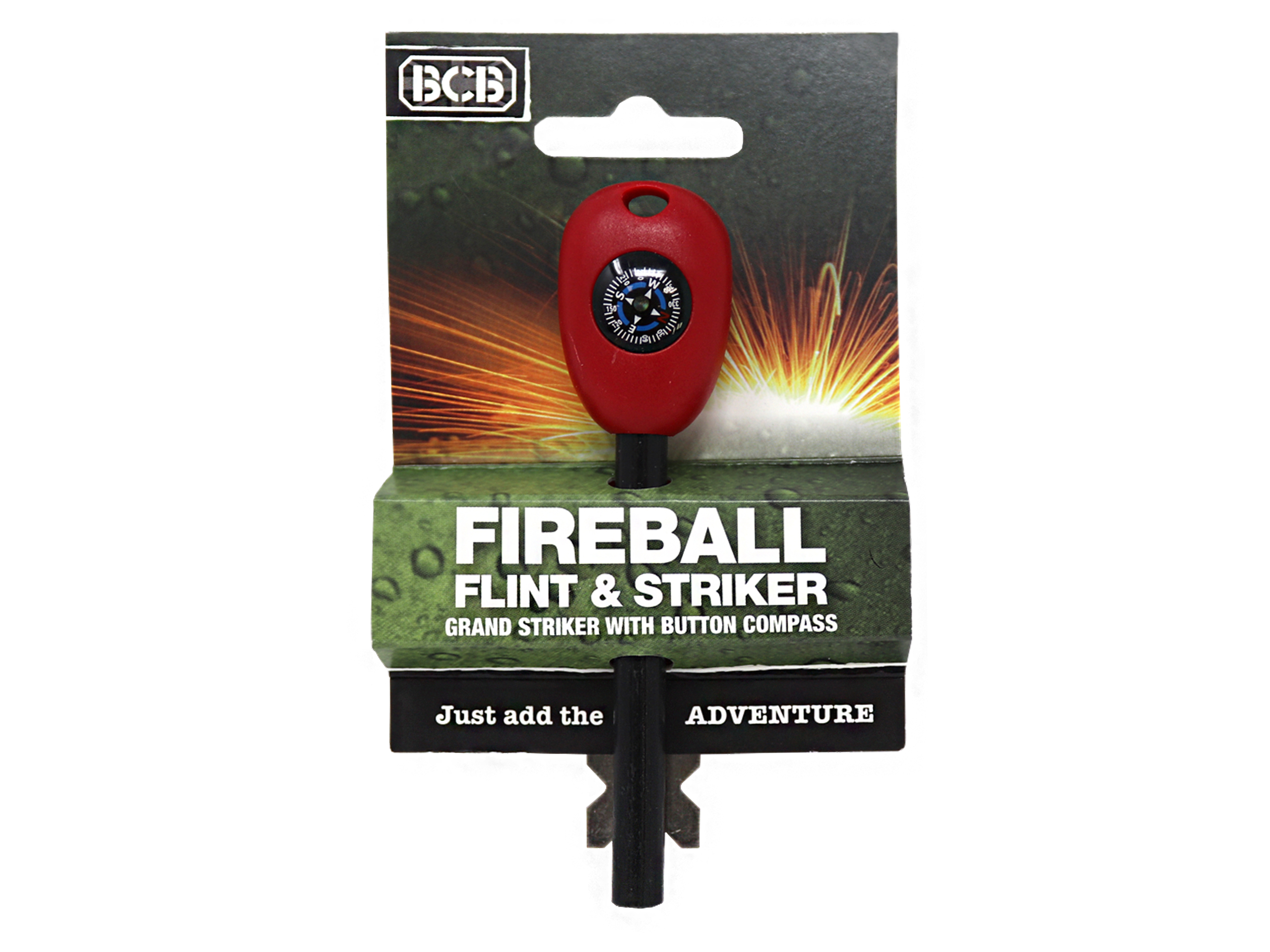 Krzesiwo BCB Fireball Grand z kompasem - obrazek 2